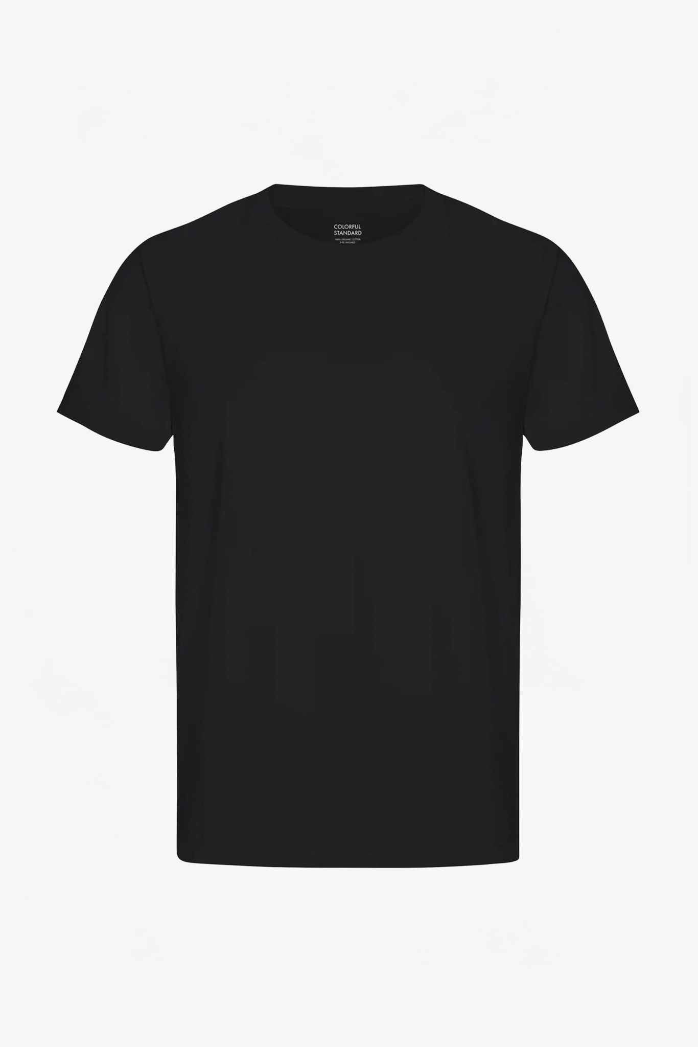 COLORFUL STANDARD - Classic Organic Tee - Deep Black - BACKYARD