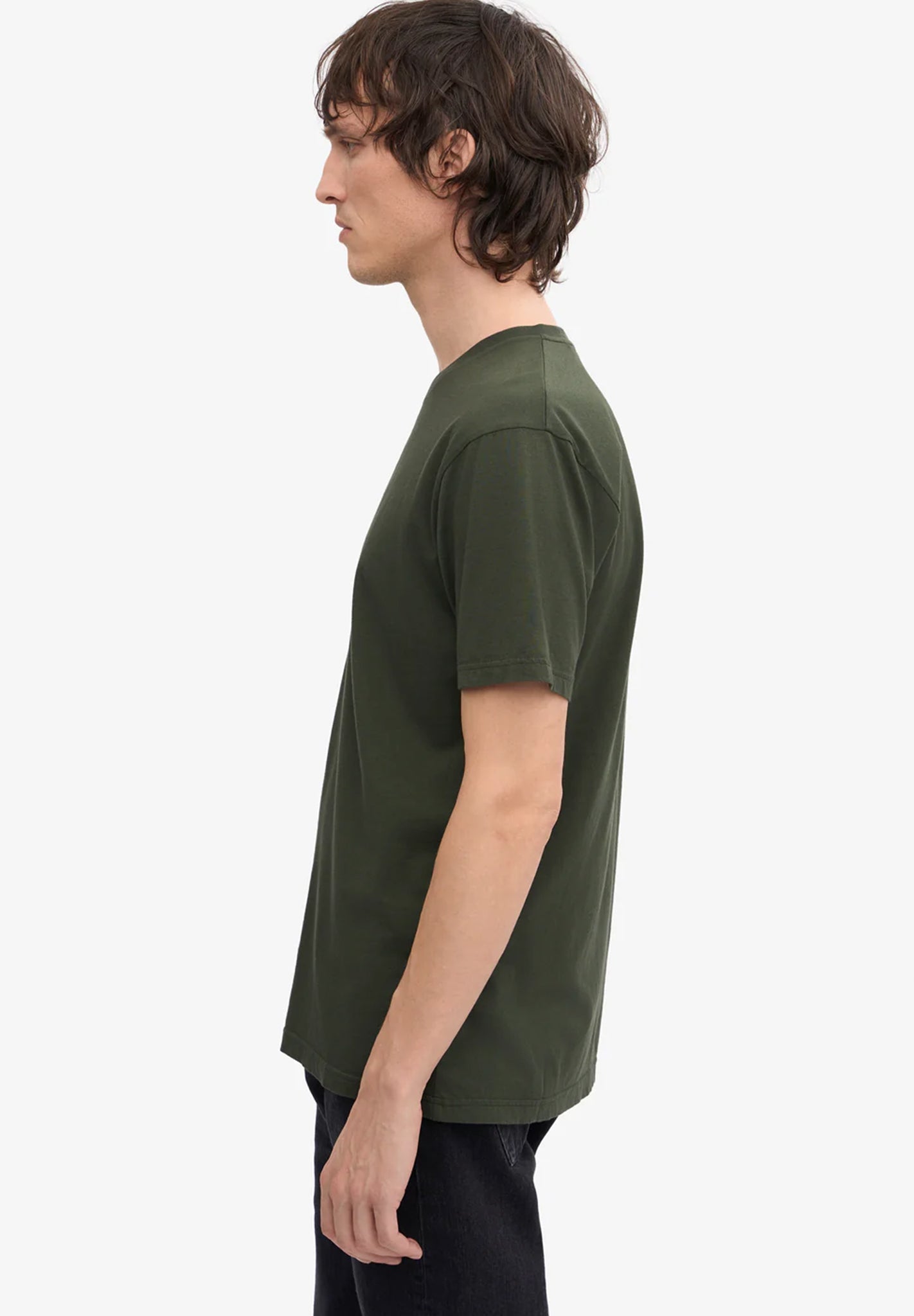 COLORFUL STANDARD - Classic Organic Tee - Hunter Green - BACKYARD