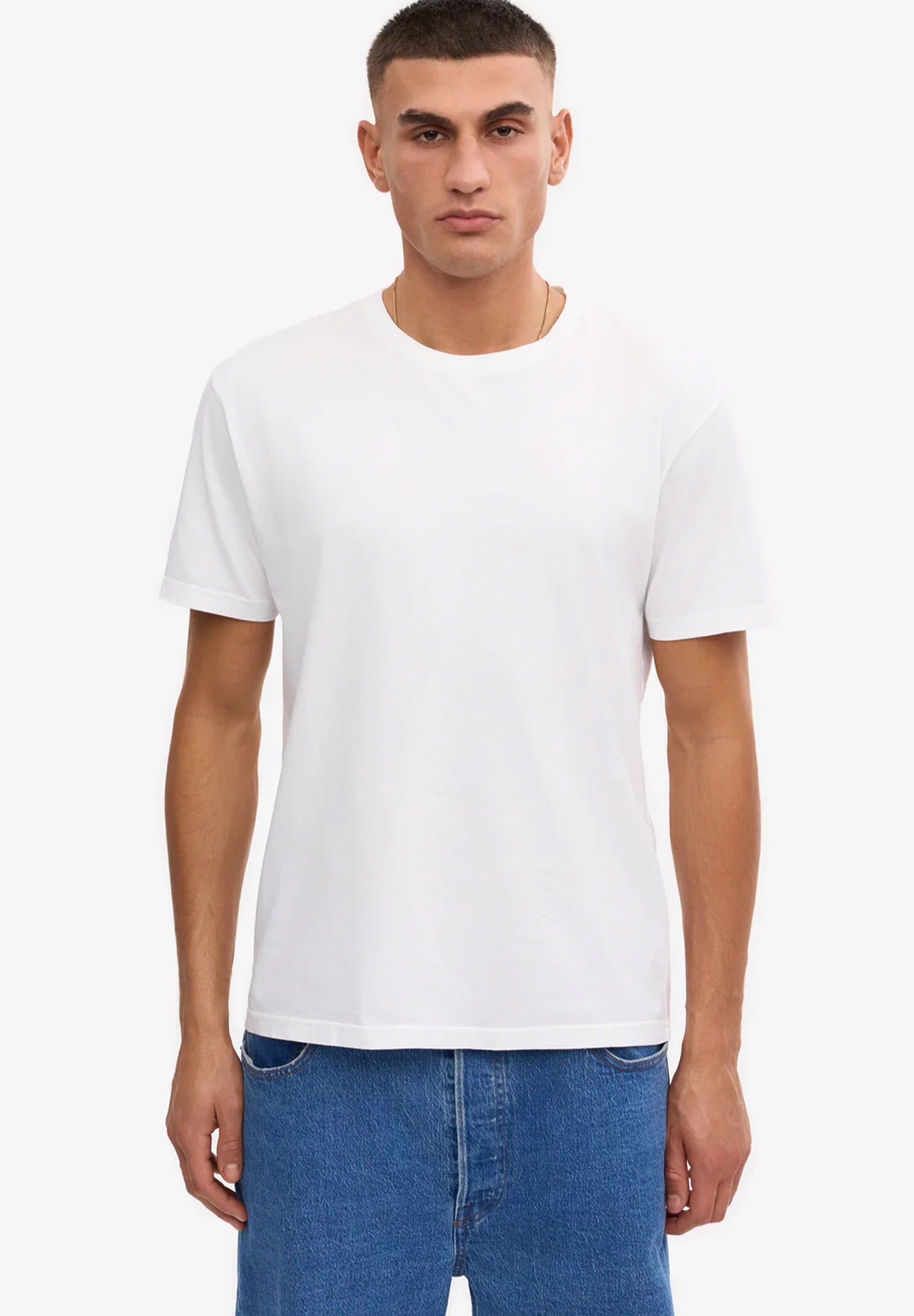 COLORFUL STANDARD - Classic Organic Tee - Optical White - BACKYARD