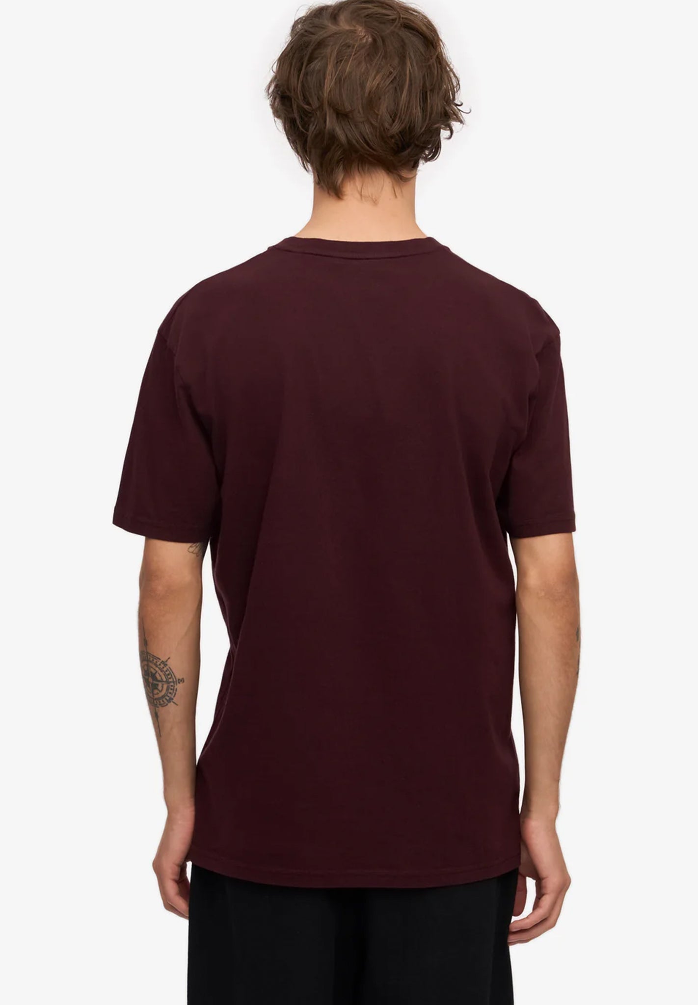 COLORFUL STANDARD - Classic Organic Tee - Oxblood Red - BACKYARD