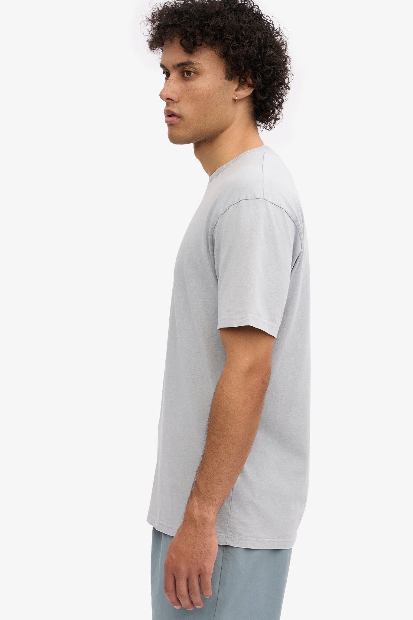 COLORFUL STANDARD - Classic Organic Tee - Faded Grey - BACKYARD