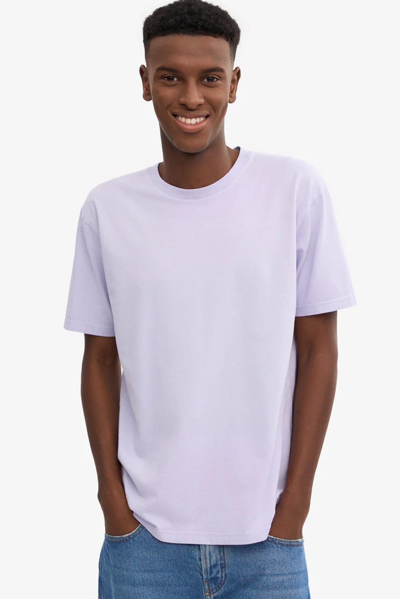 COLORFUL STANDARD - Classic Organic Tee - Soft Lavender - BACKYARD