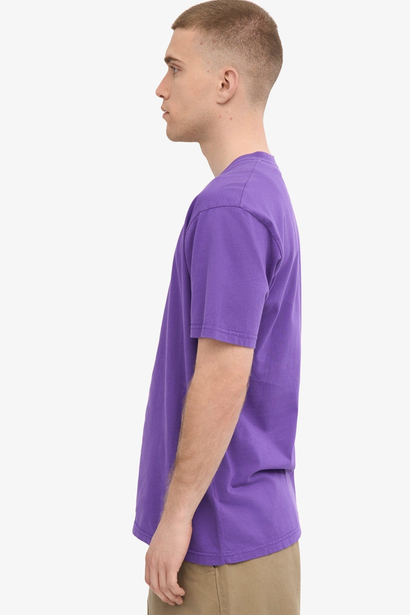 COLORFUL STANDARD - Classic Organic Tee - Ultra Violet - BACKYARD