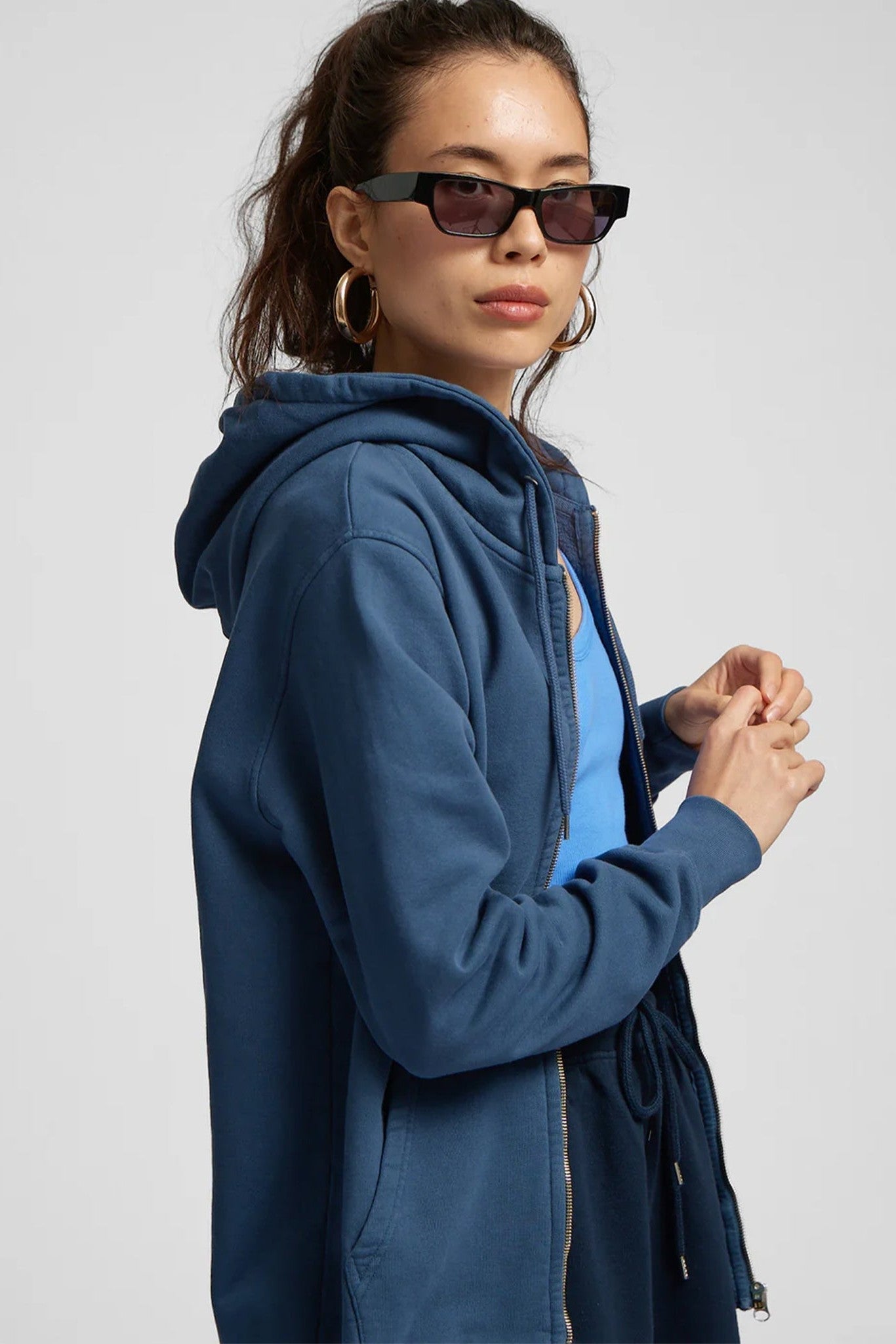 COLORFUL STANDARD - Classic Organic Zip Hood - Purple Haze - BACKYARD