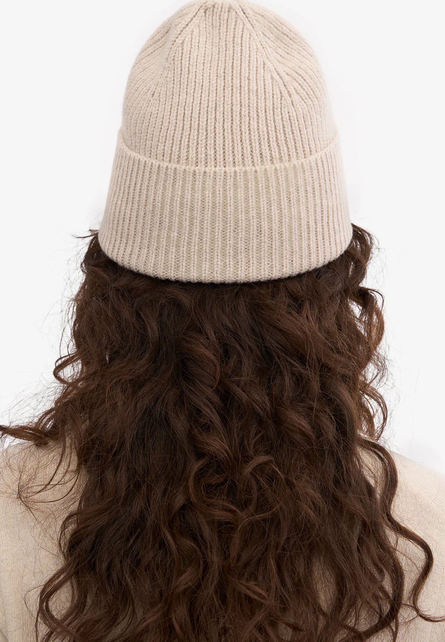 COLORFUL STANDARD - Merino Wool Beanie - Ivory White - BACKYARD