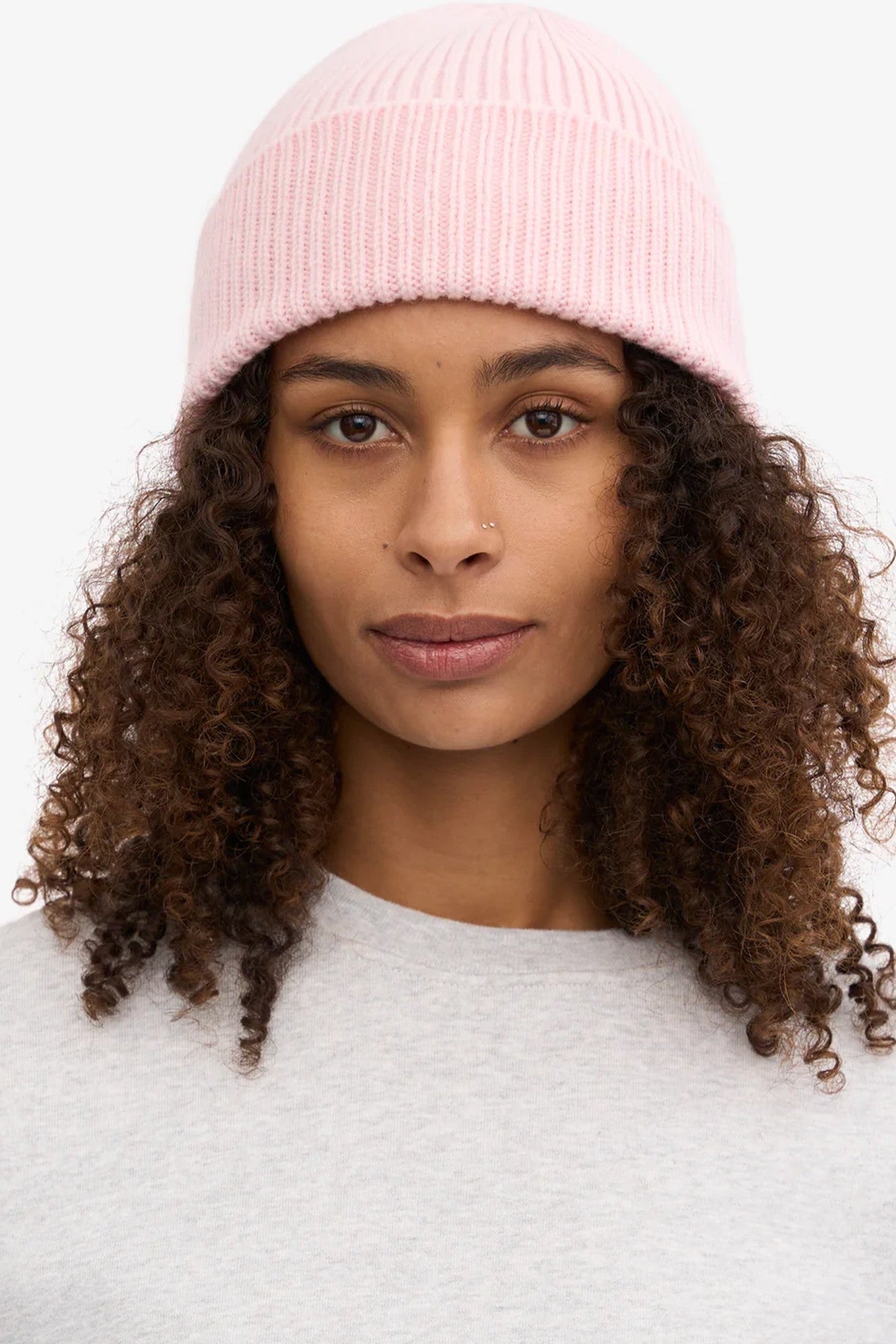 COLORFUL STANDARD - Merino Wool Beanie - Faded Pink - BACKYARD