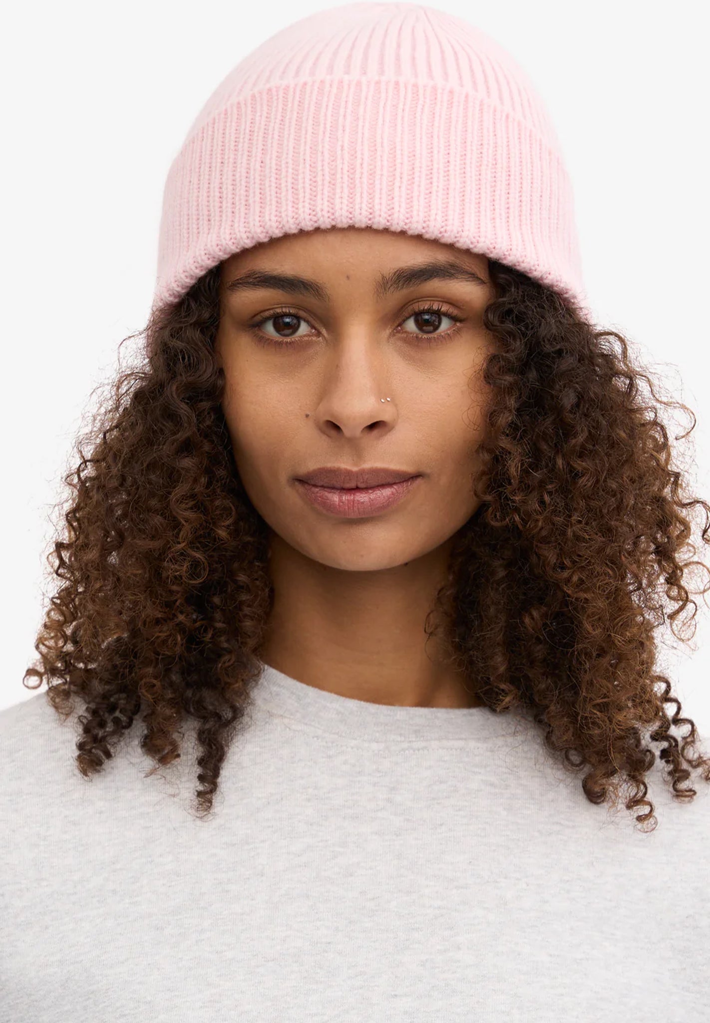 COLORFUL STANDARD - Merino Wool Beanie - Faded Pink - BACKYARD
