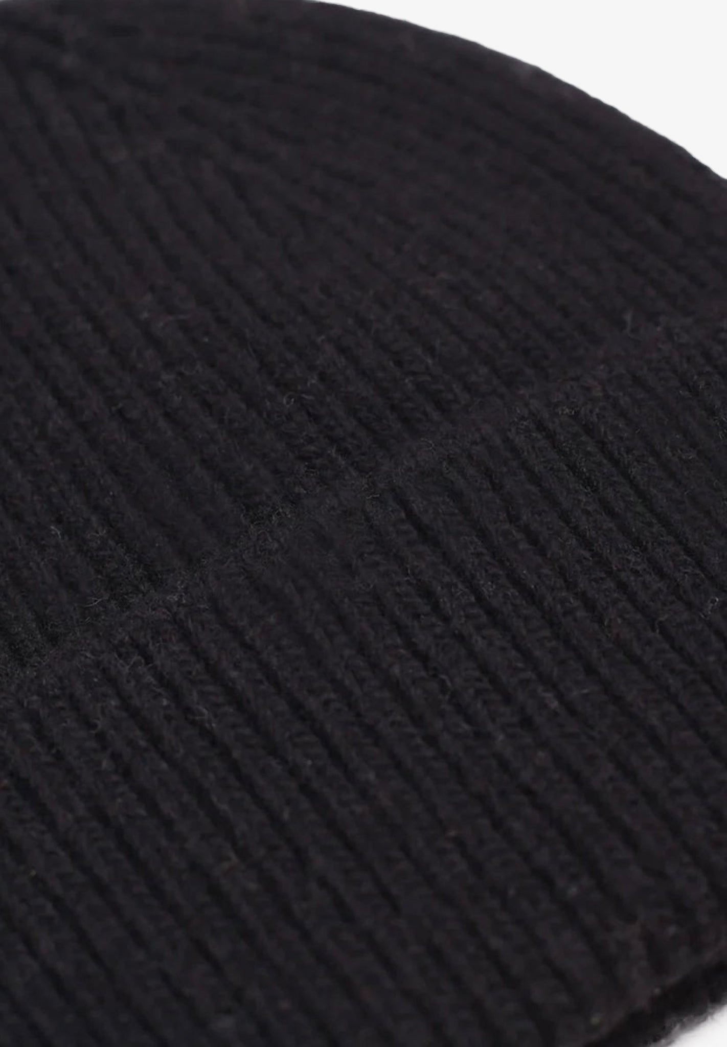 COLORFUL STANDARD - Merino Wool Beanie - Deep Black - BACKYARD
