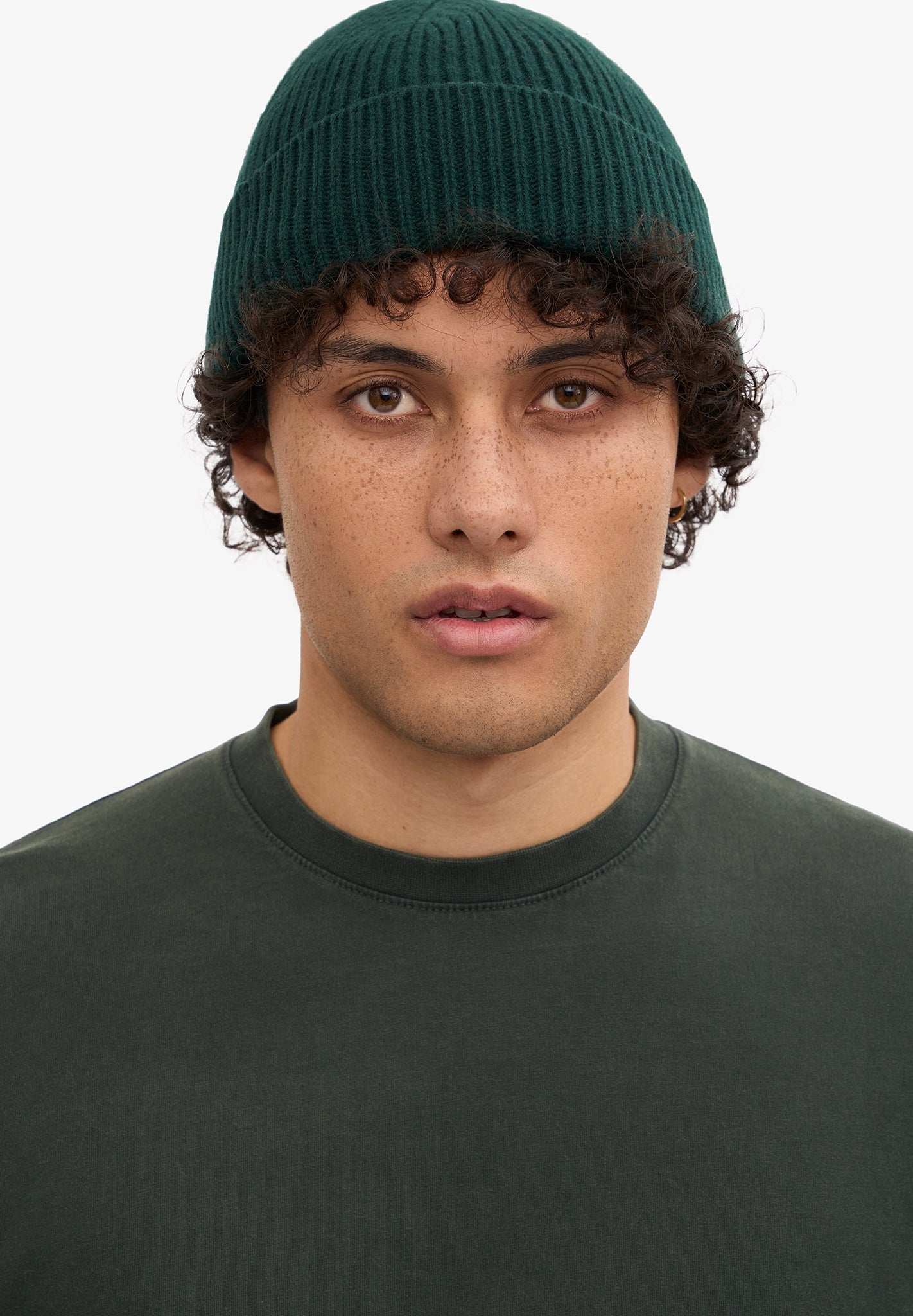 COLORFUL STANDARD - Merino Wool Beanie - Emerald Green - BACKYARD