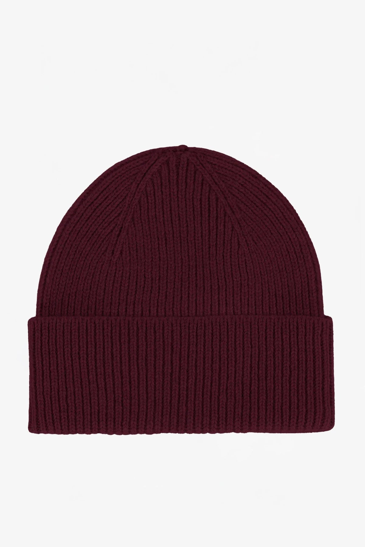 COLORFUL STANDARD - Merino Wool Beanie - Oxblood Red - BACKYARD