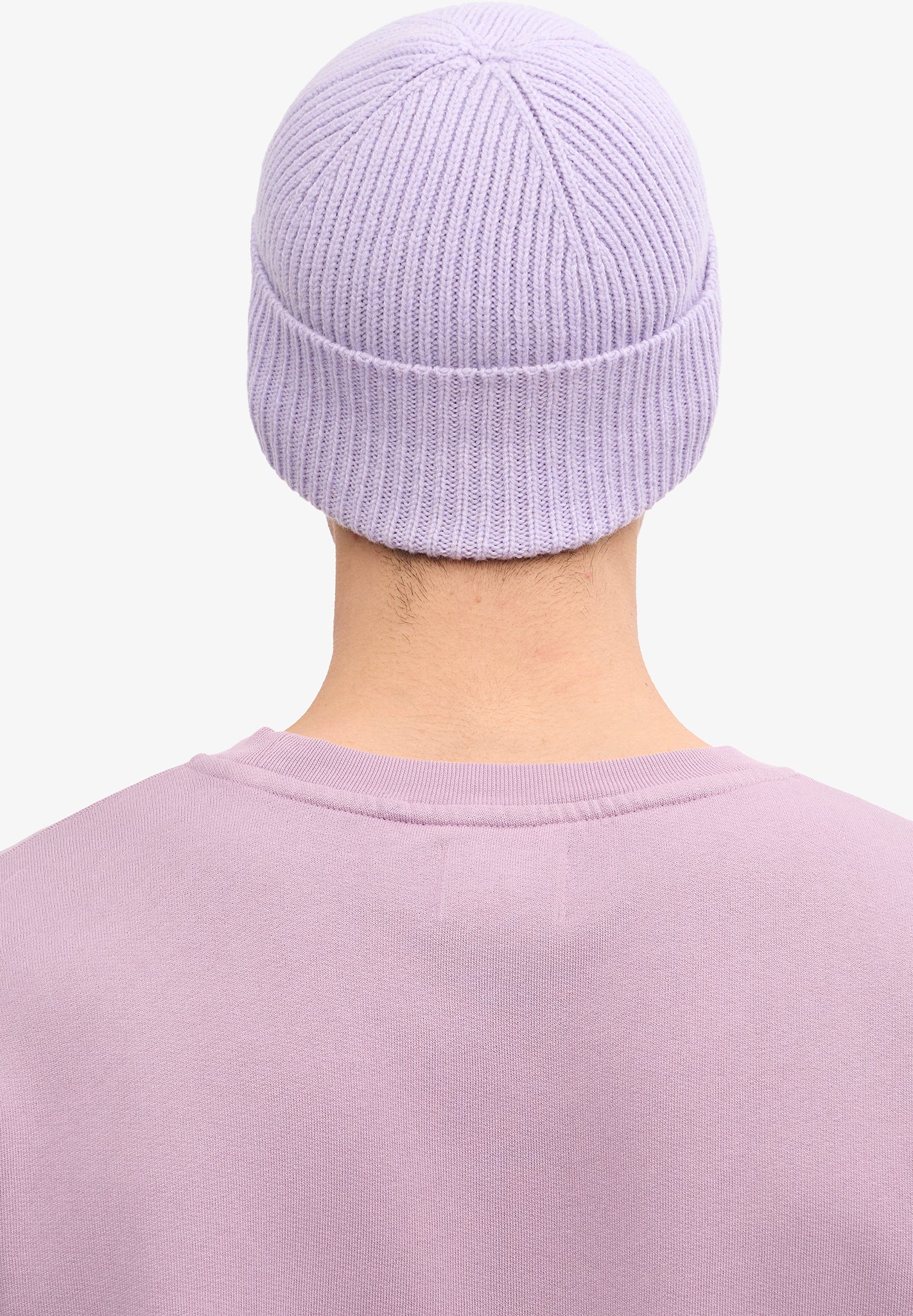 COLORFUL STANDARD - Merino Wool Beanie - Soft Lavender - BACKYARD