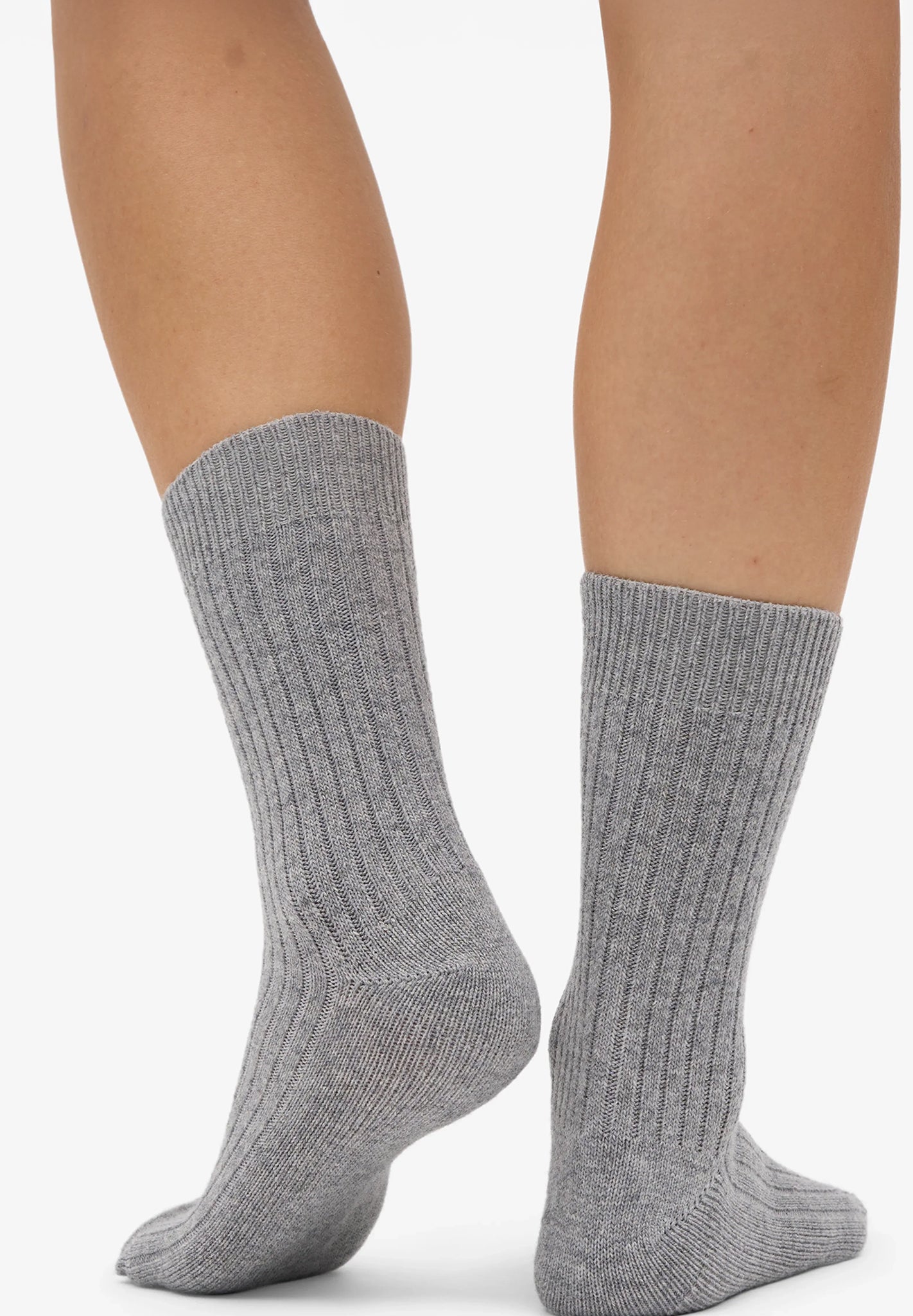COLORFUL STANDARD - Merino Wool Blend Sock - Heather Grey - BACKYARD