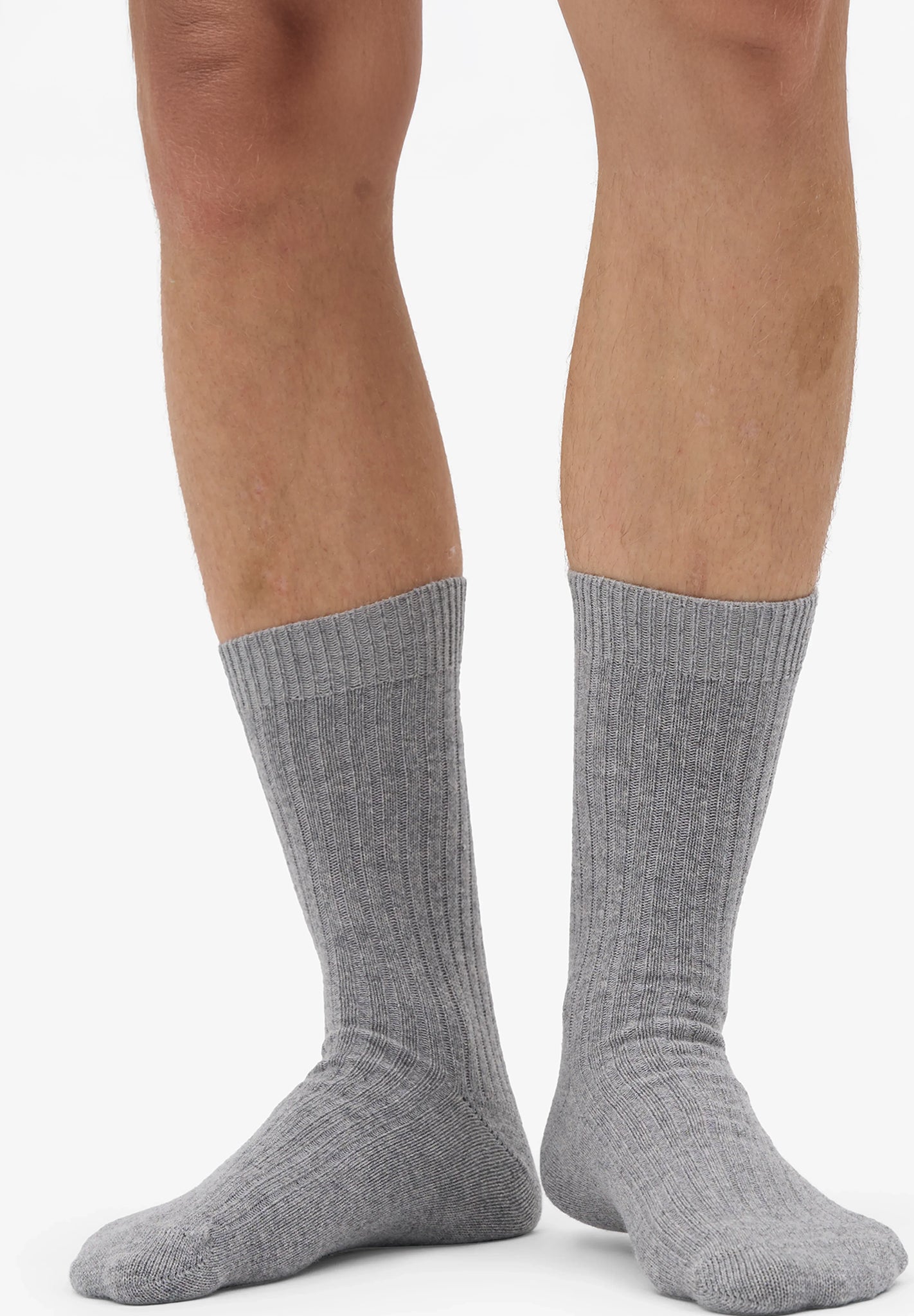 COLORFUL STANDARD - Merino Wool Blend Sock - Heather Grey - BACKYARD