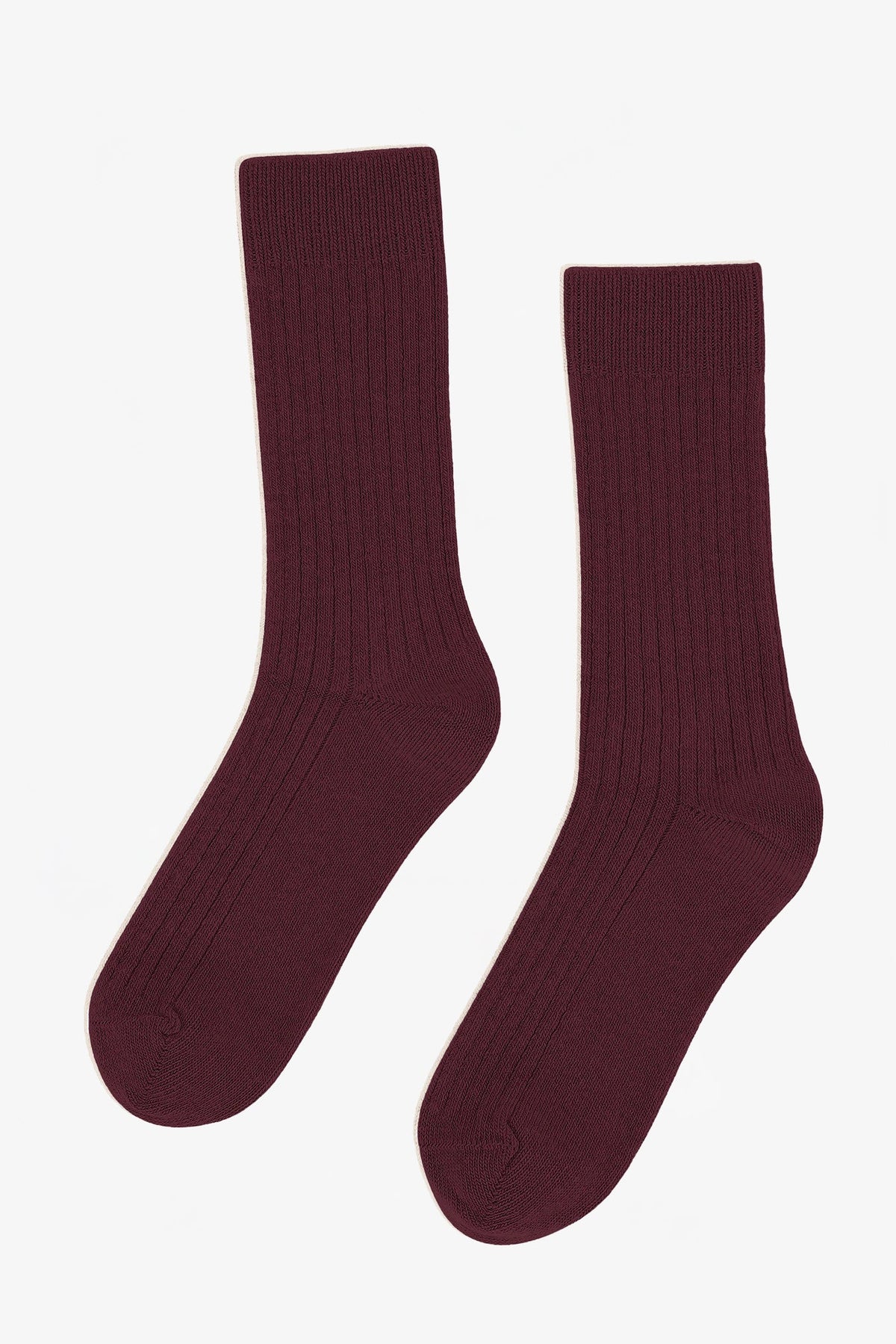 COLORFUL STANDARD - Merino Wool Blend Sock - Oxblood Red - BACKYARD