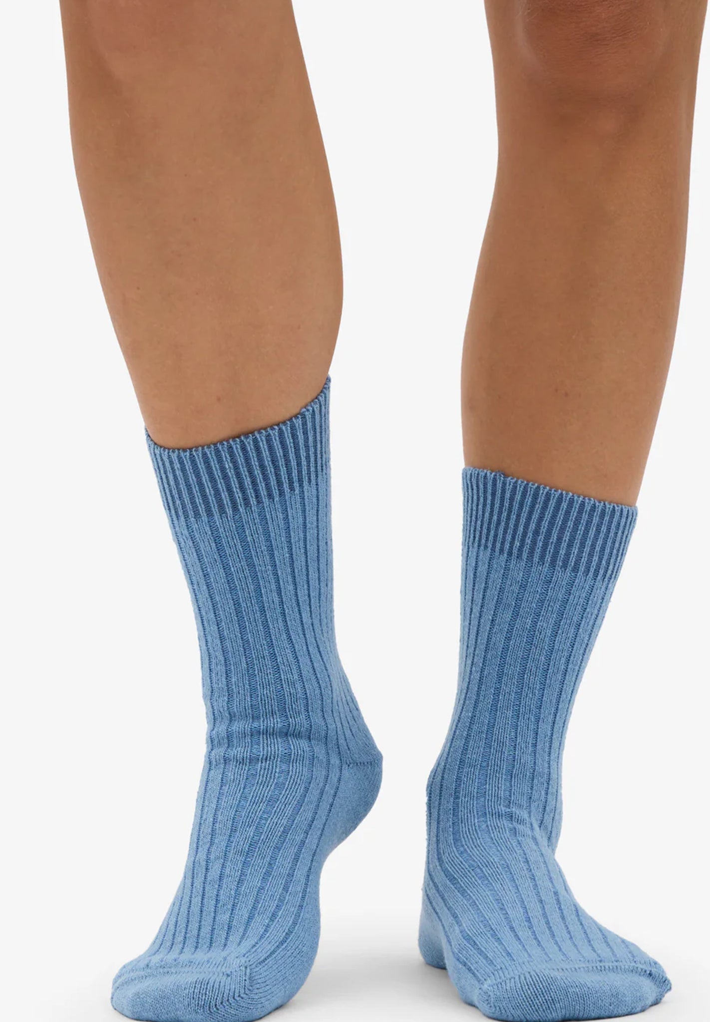 COLORFUL STANDARD - Merino Wool Blend Sock - Seaside Blue - BACKYARD