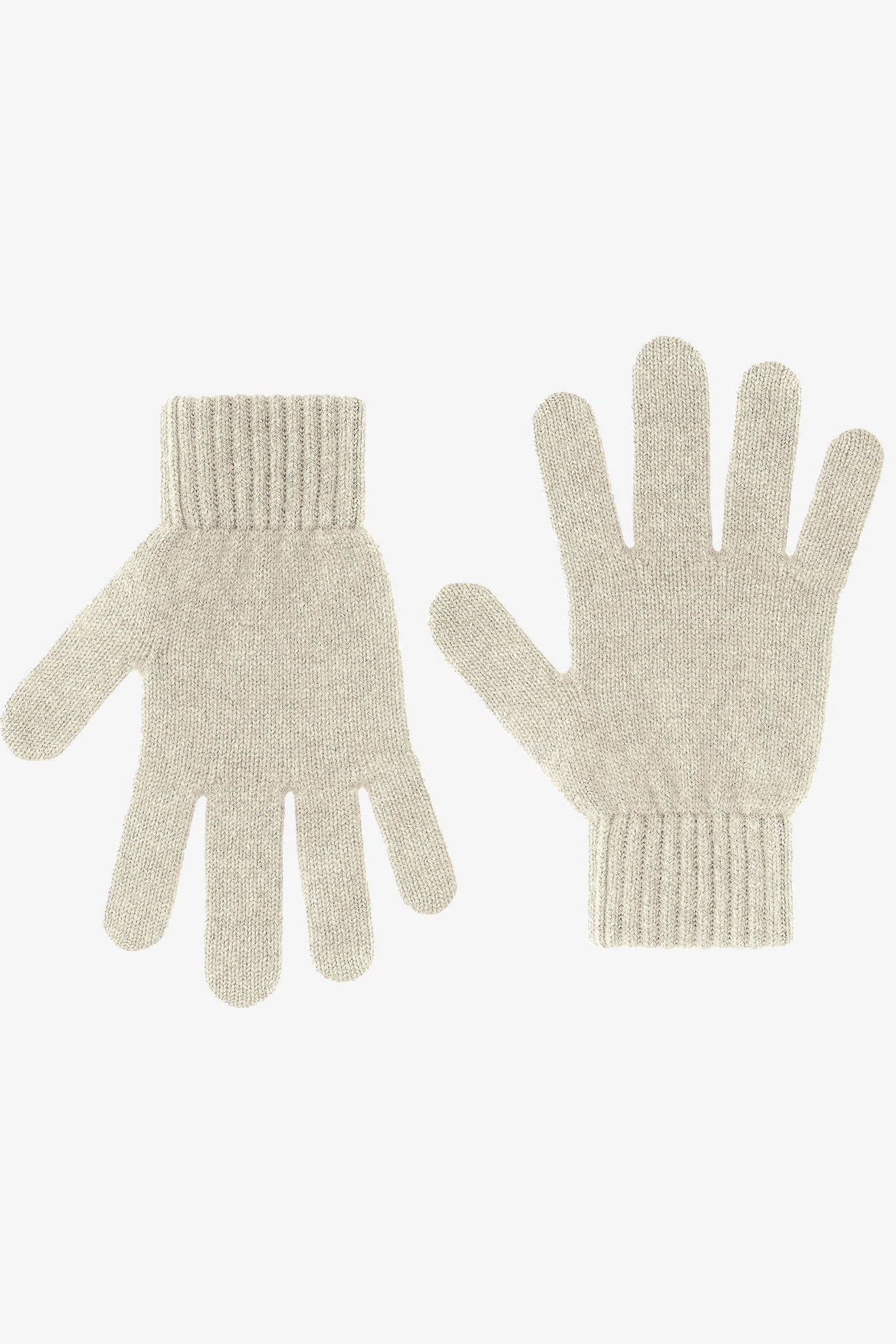 handschuhe merino Colorful Standard Merino Wool Gloves, Ivory White bei BACKYARD