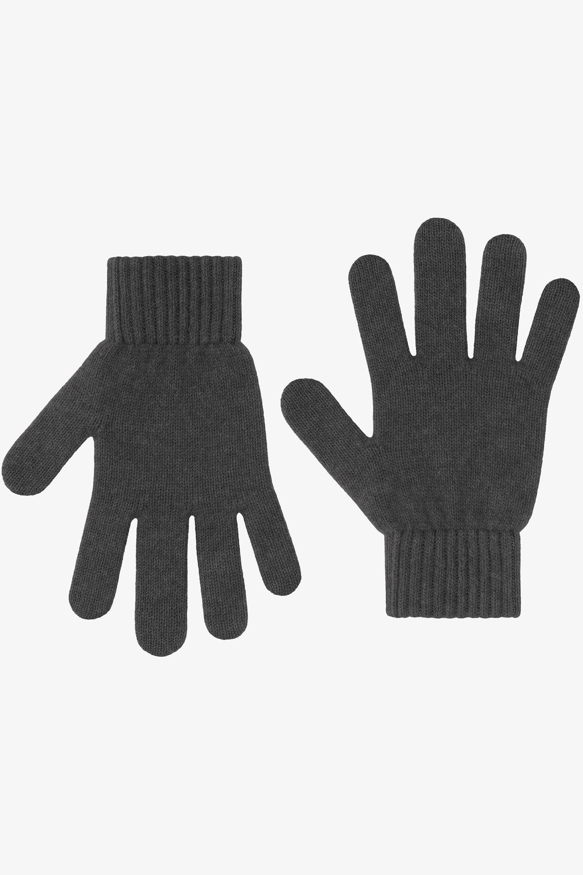COLORFUL STANDARD - Merino Wool Gloves - Lava Grey - BACKYARD