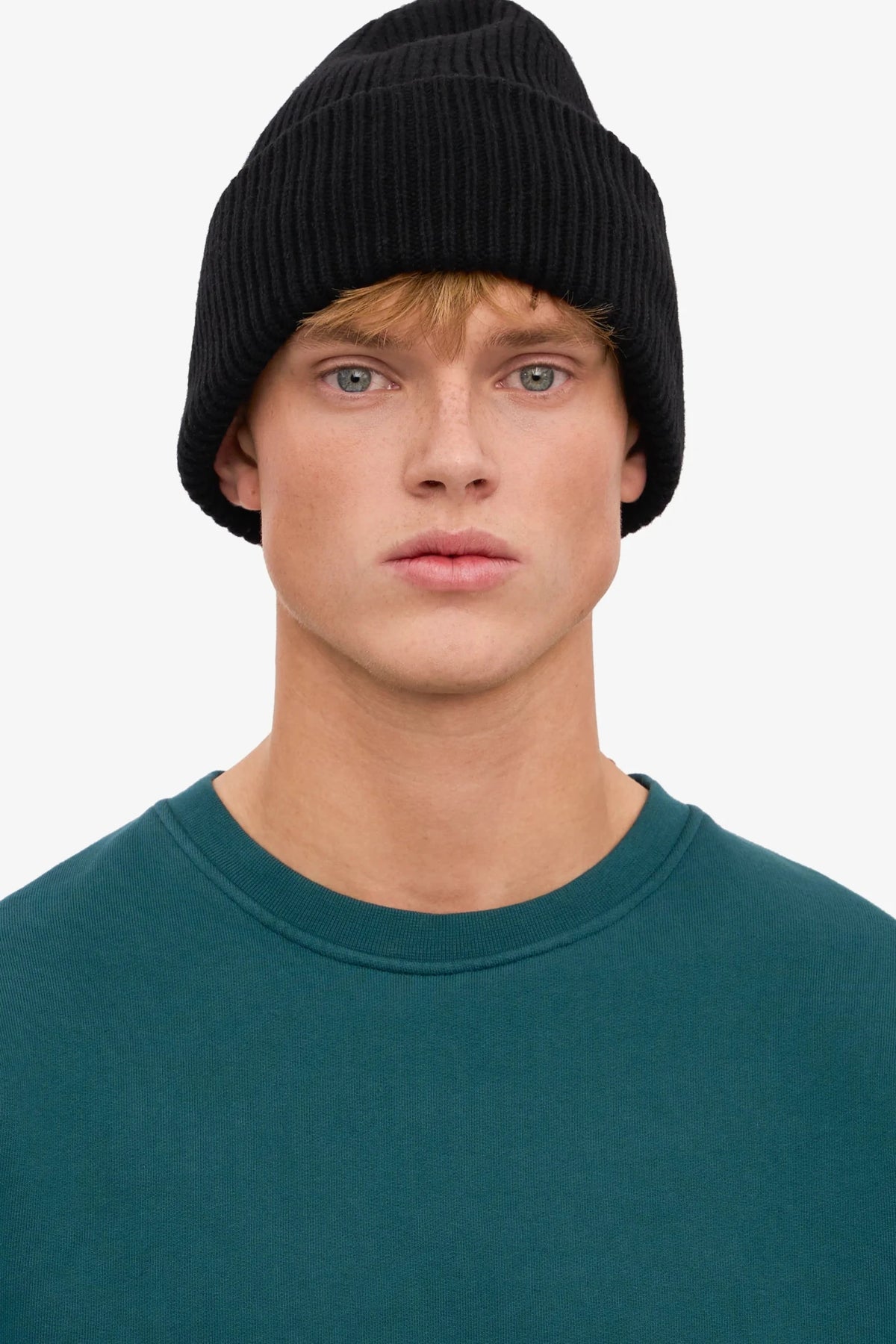 COLORFUL STANDARD-Merino Wool Hat-Deep Black-BACKYARD