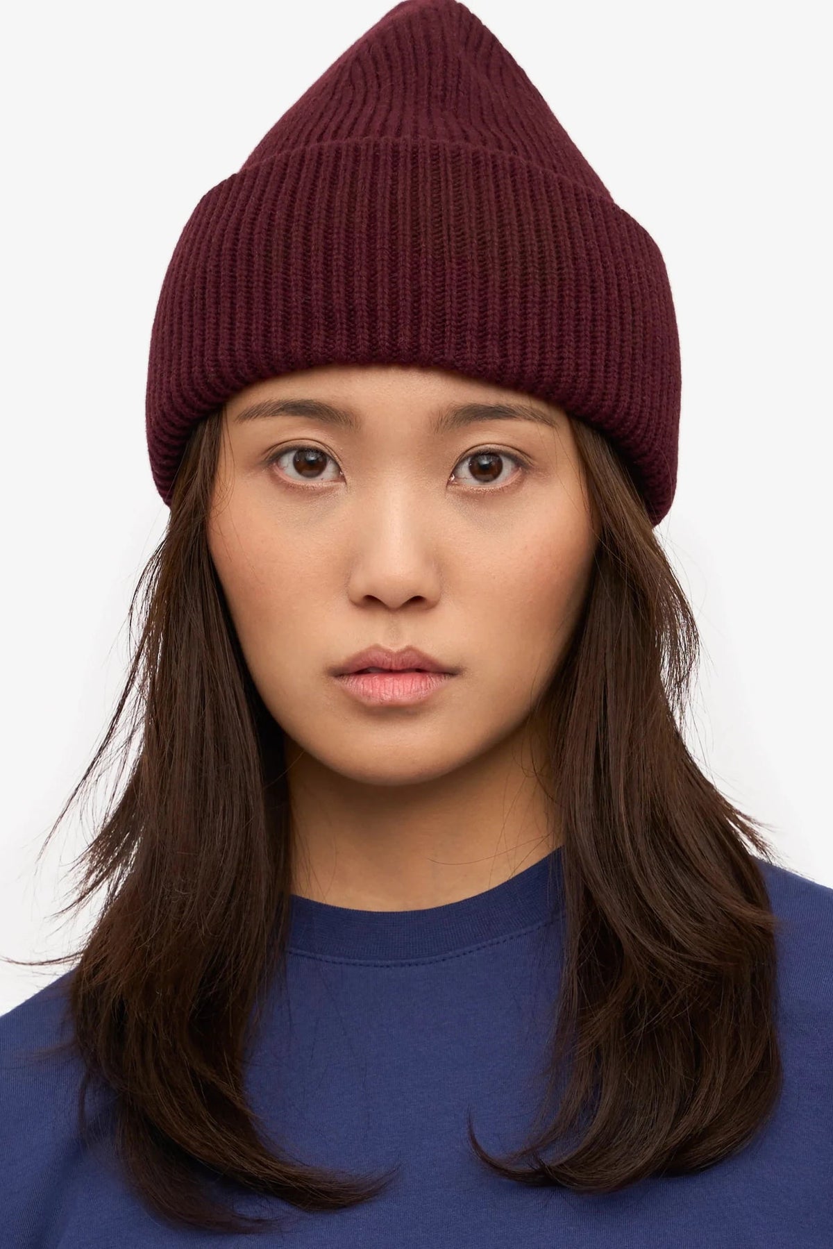 COLORFUL STANDARD-Merino Wool Hat-Oxblood Red-BACKYARD