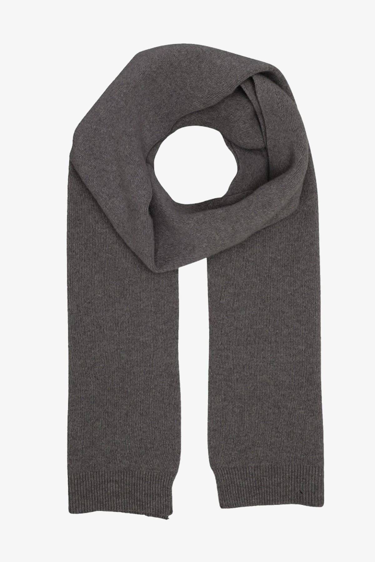 COLORFUL STANDARD - Merino Wool Scarf - Lava Grey - BACKYARD
