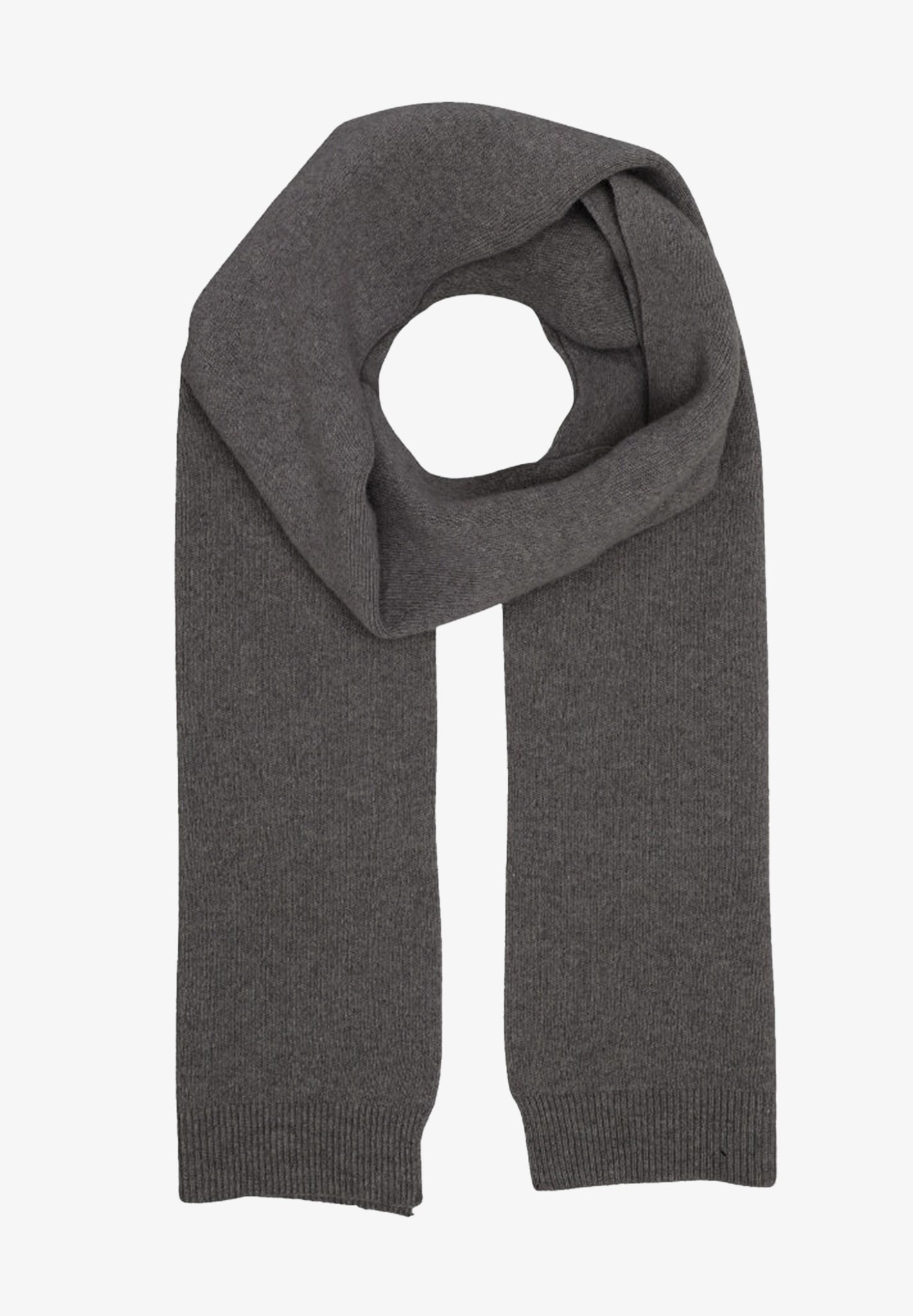 COLORFUL STANDARD - Merino Wool Scarf - Lava Grey - BACKYARD