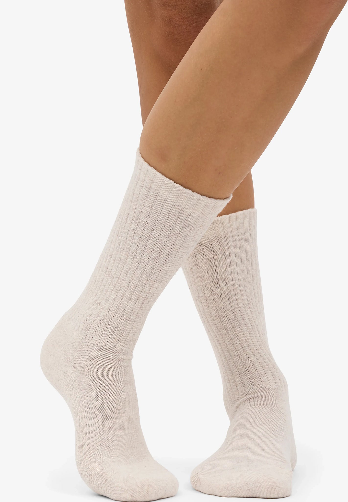 COLORFUL STANDARD - Organic Active Sock - Ivory White - BACKYARD