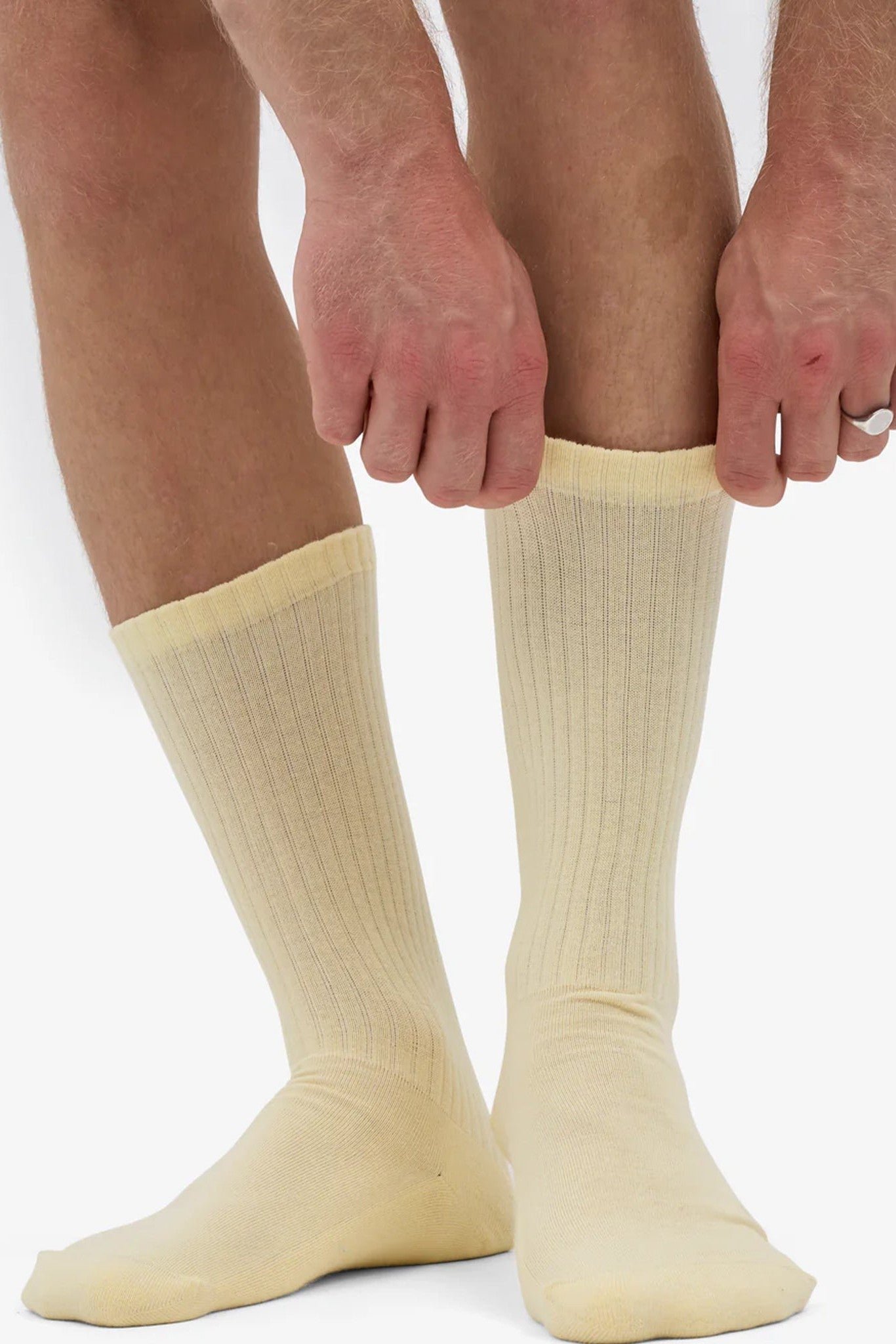COLORFUL STANDARD - Organic Active Sock - Soft Yellow - BACKYARD