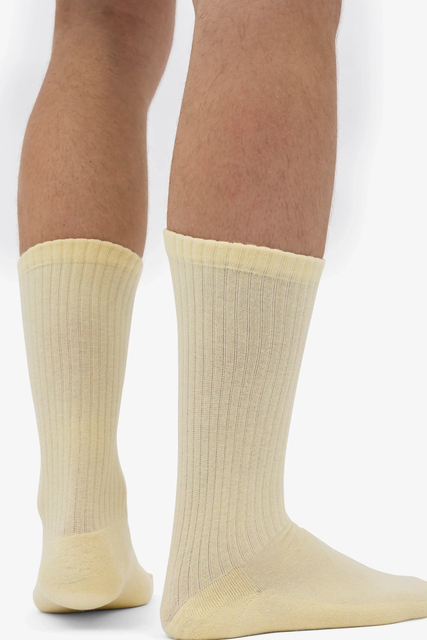 COLORFUL STANDARD - Organic Active Sock - Soft Yellow - BACKYARD