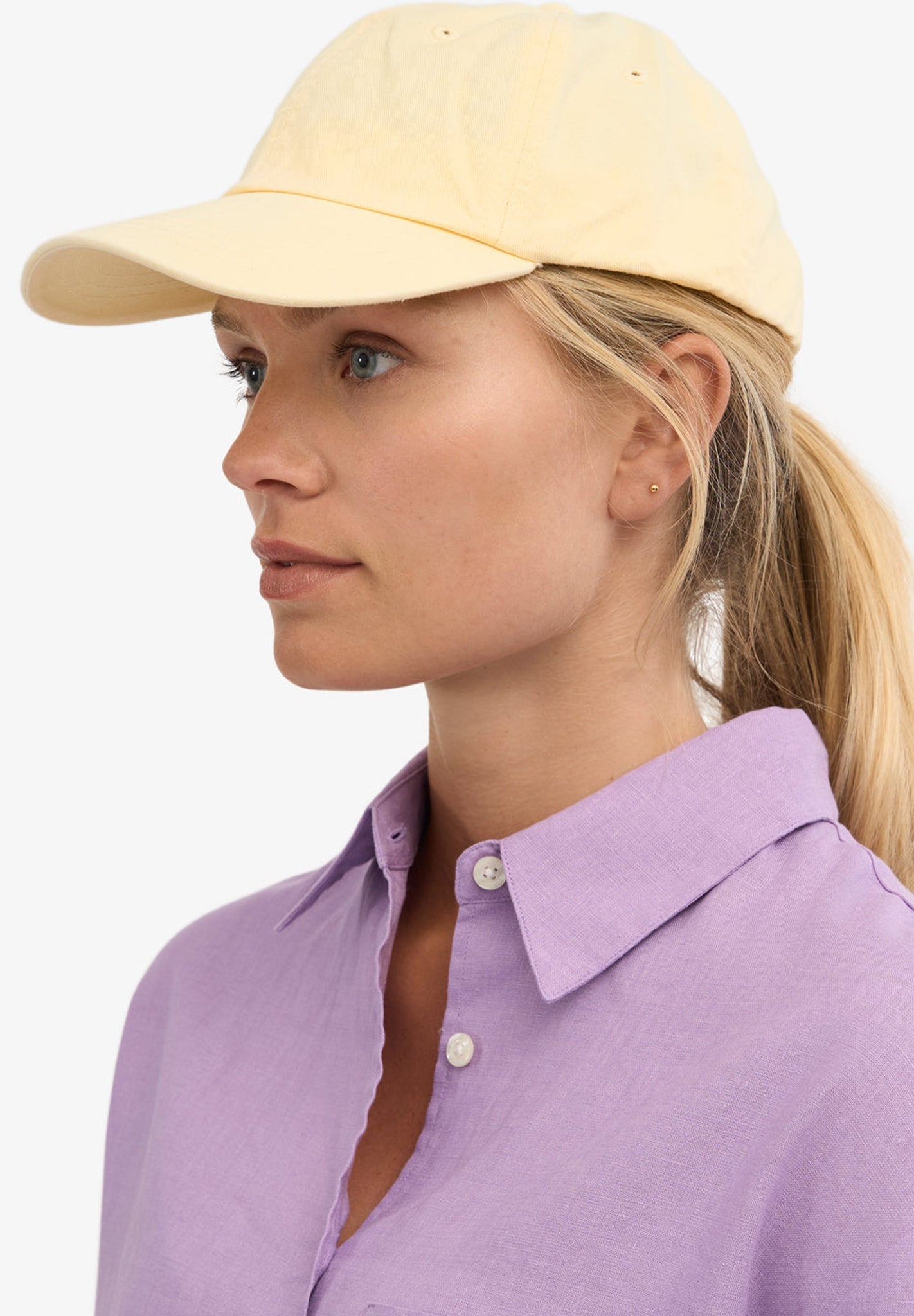 COLORFUL STANDARD - Organic Cotton Cap - Soft Yellow - BACKYARD