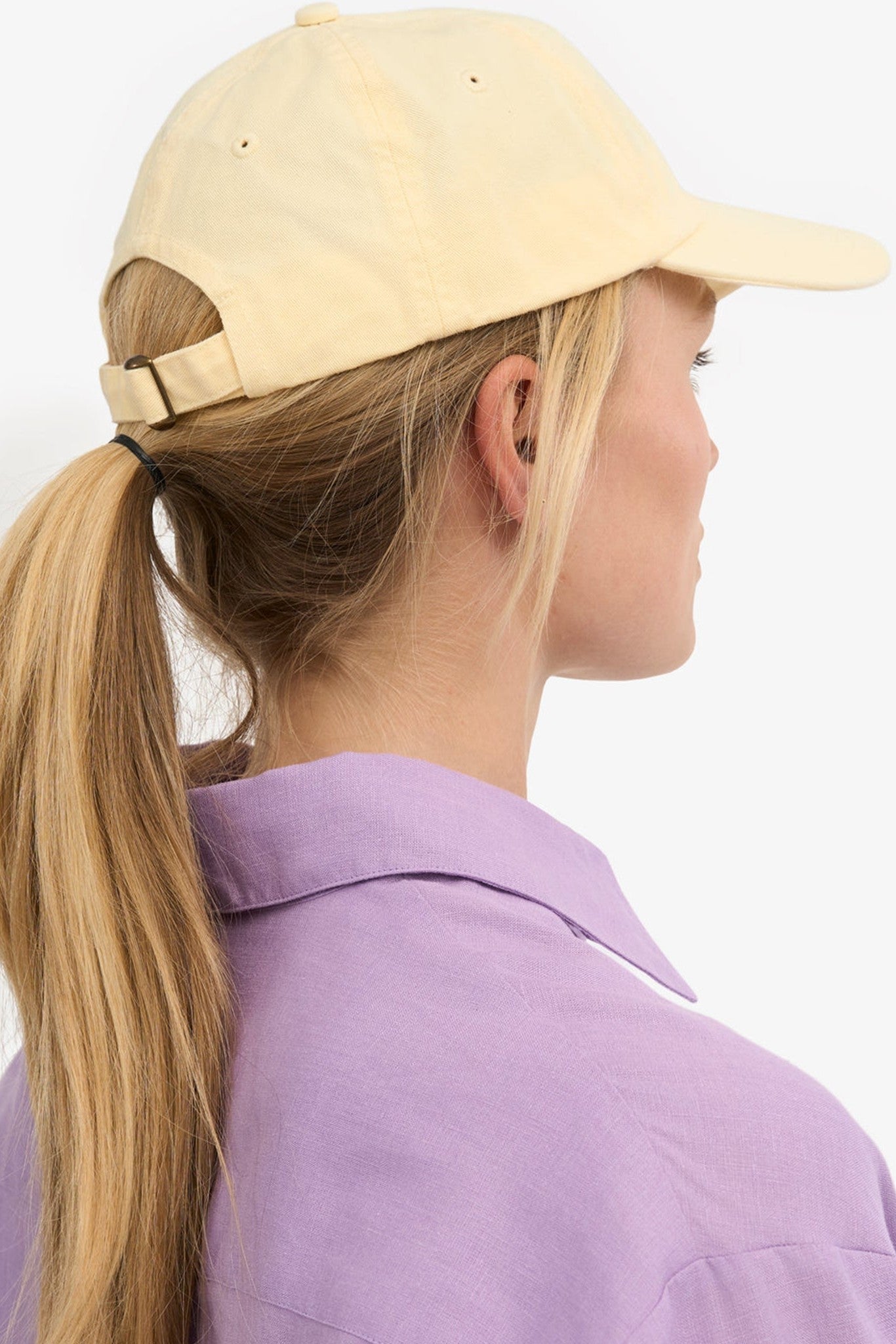 COLORFUL STANDARD - Organic Cotton Cap - Soft Yellow - BACKYARD