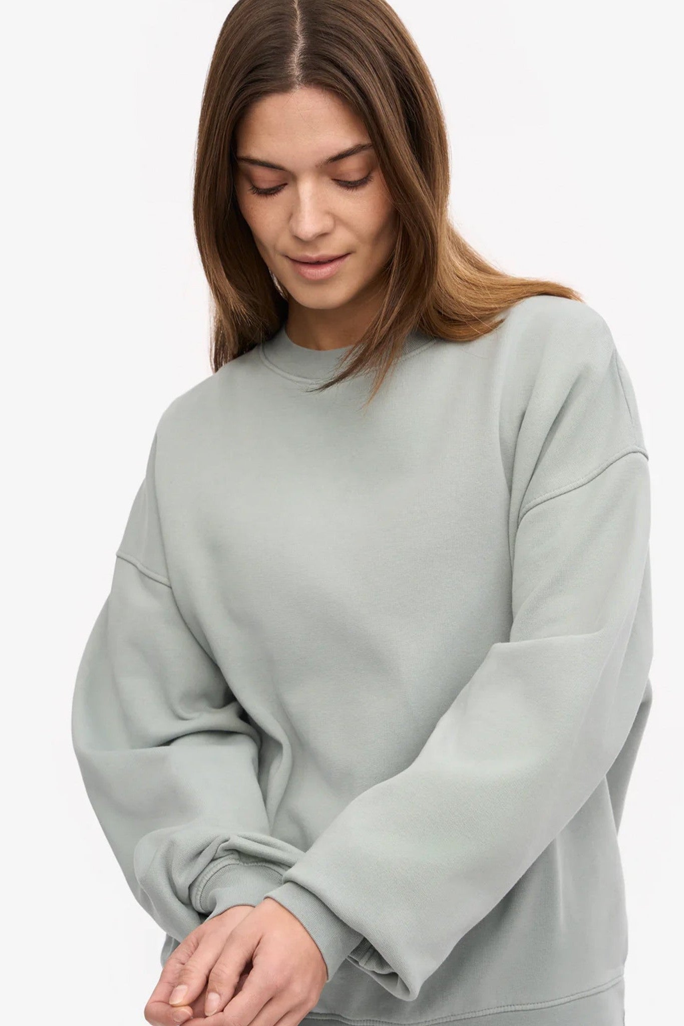 COLORFUL STANDARD - Organic Oversized Crew - Steel Blue - BACKYARD