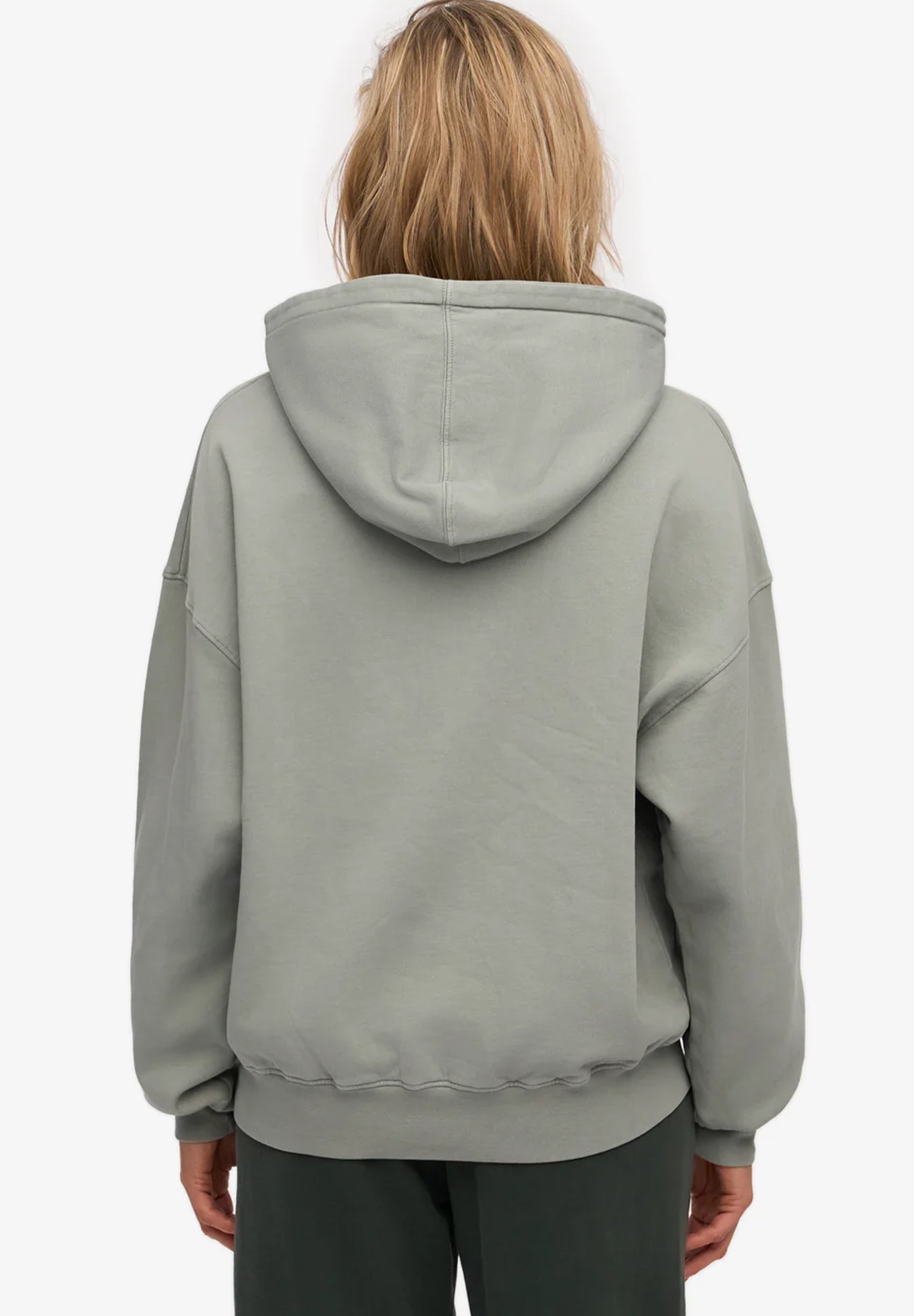 COLORFUL STANDARD - Organic Oversized Hood - Steel Blue - BACKYARD