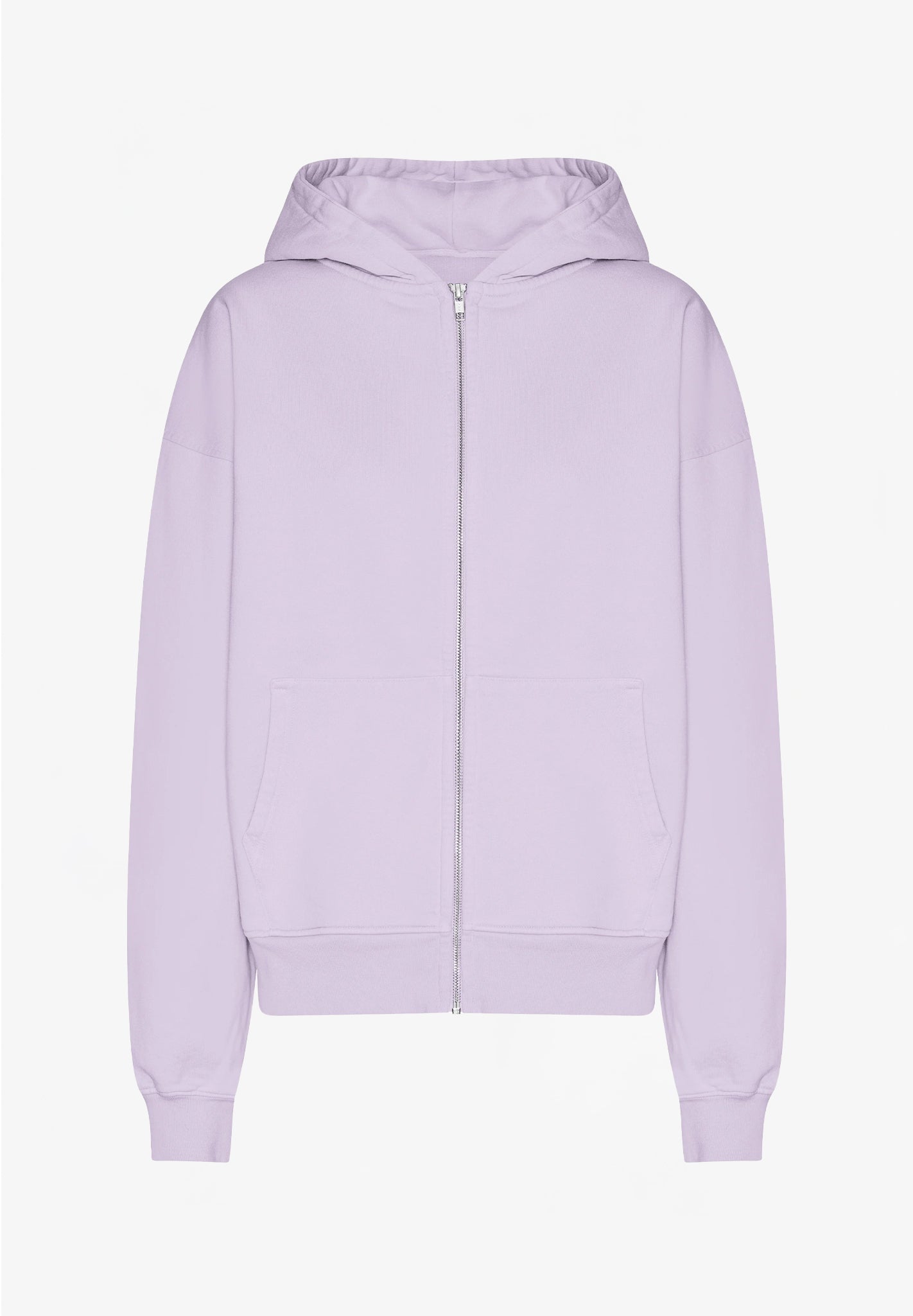 COLORFUL STANDARD - Organic Oversized Zip Hood - Soft Lavender - BACKYARD