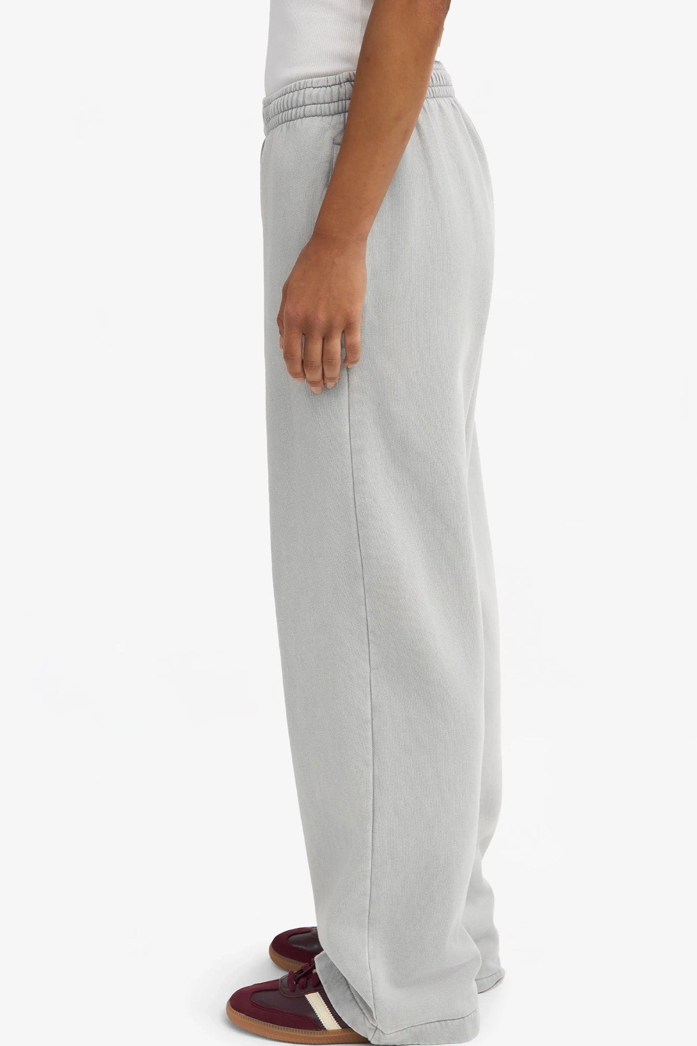 COLORFUL STANDARD - Organic Straight Leg Sweatpants - Faded Grey - BACKYARD