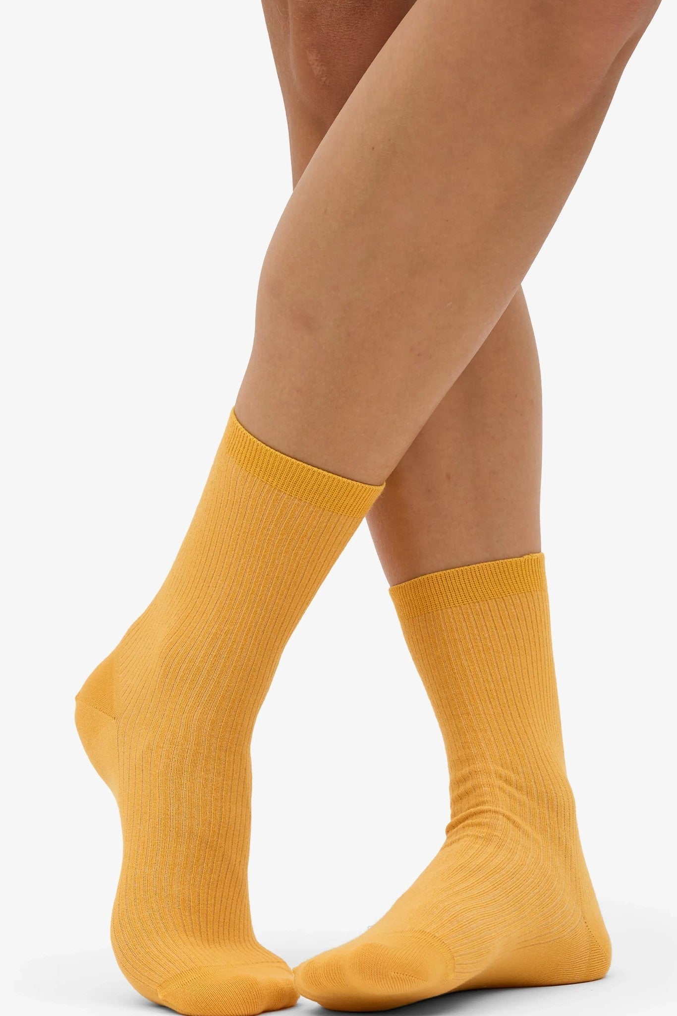 COLORFUL STANDARD - Women Classic Organic Sock - Burned Yellow - BACKYARD