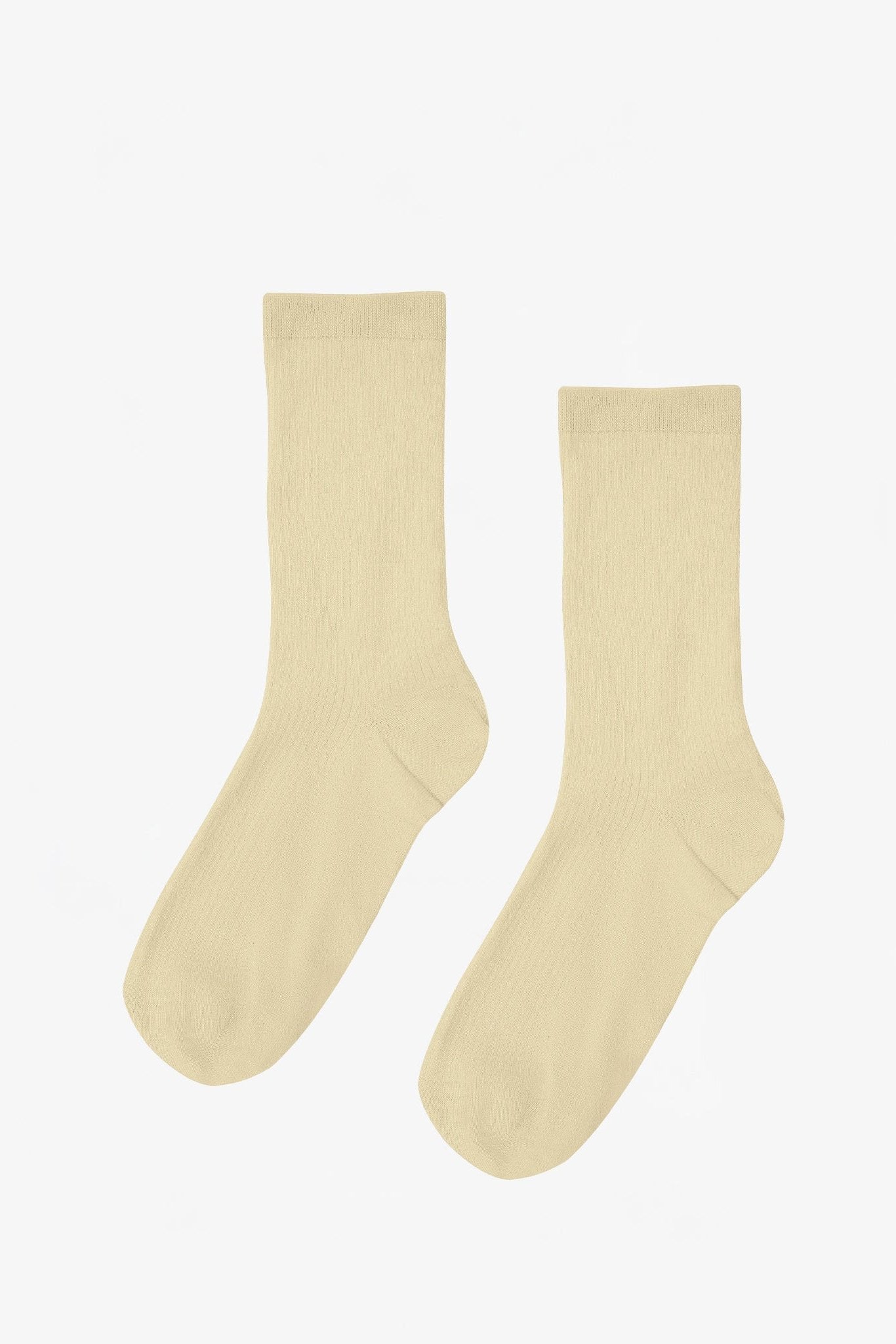 COLORFUL STANDARD - Women Classic Organic Sock - Soft Yellow - BACKYARD