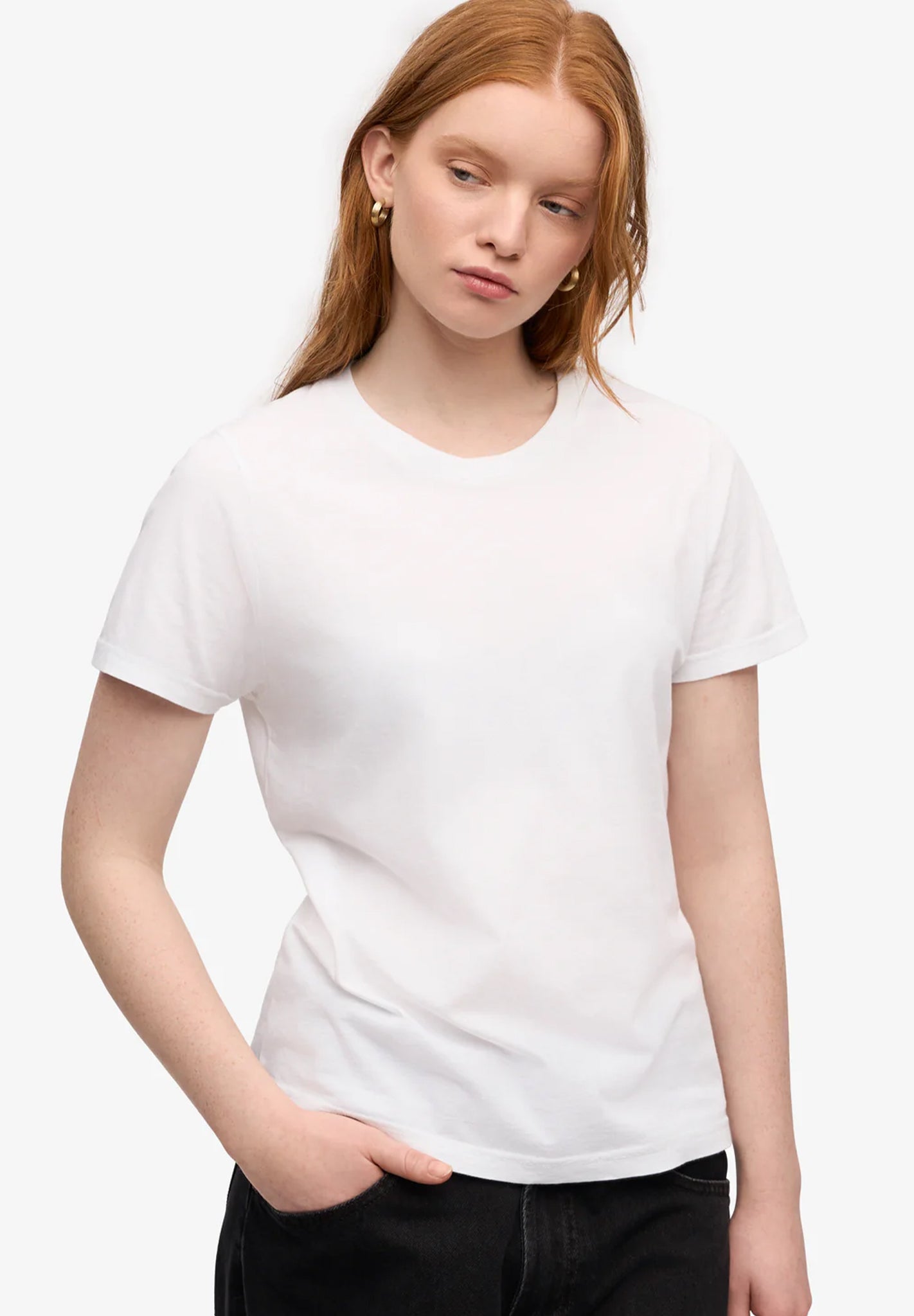 COLORFUL STANDARD - Women Light Organic Tee - Optical White - BACKYARD