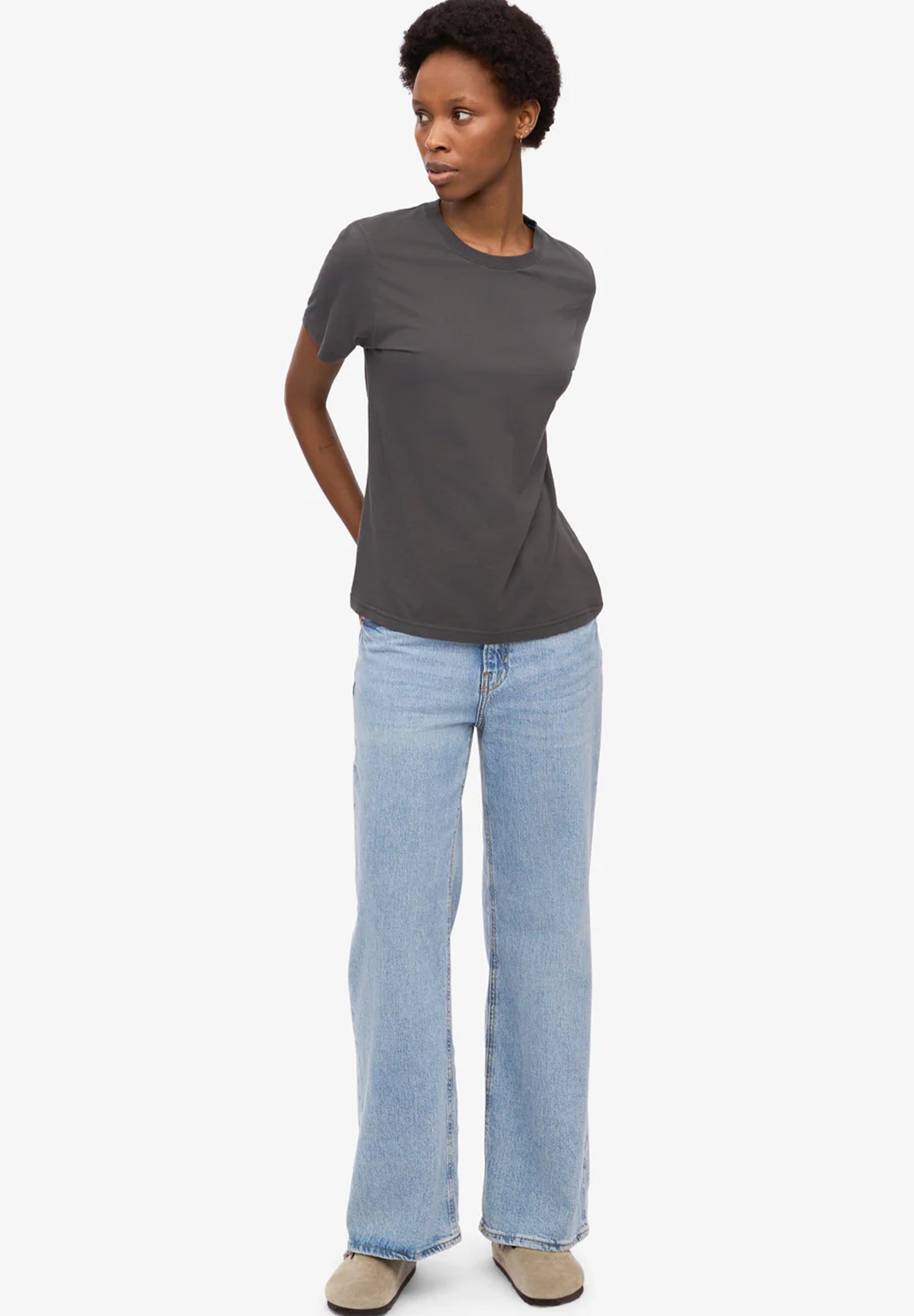 COLORFUL STANDARD - Women Light Organic Tee - Lava Grey - BACKYARD