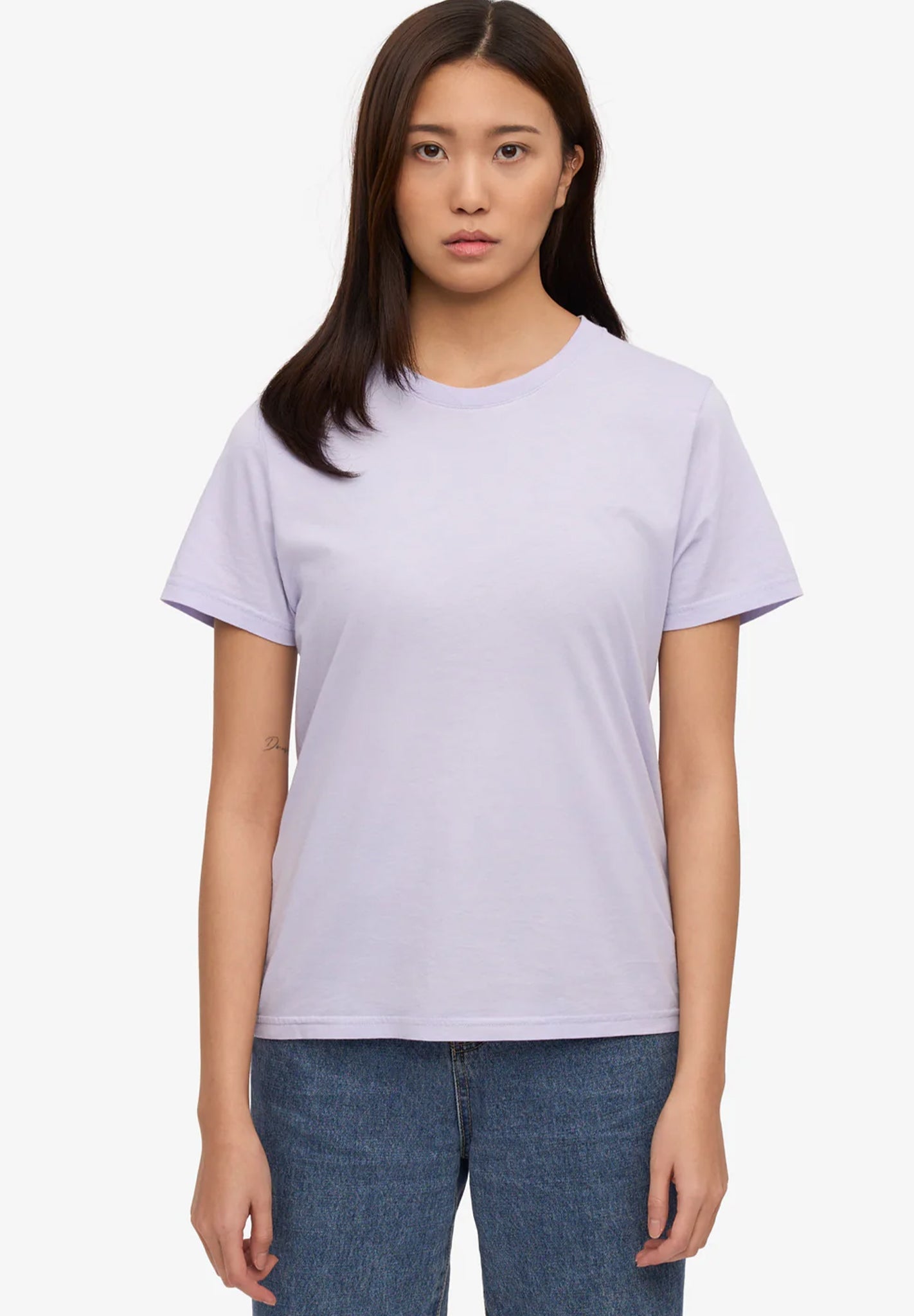 Colorful Standard Women Light Organic Tee, Soft Lavender bei BACKYARD