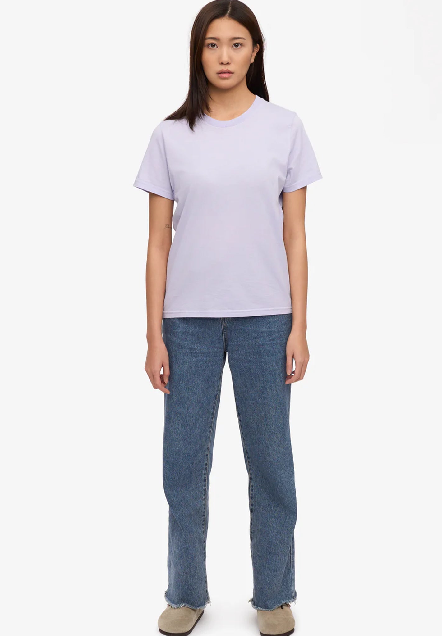 COLORFUL STANDARD - Women Light Organic Tee - Soft Lavender - BACKYARD