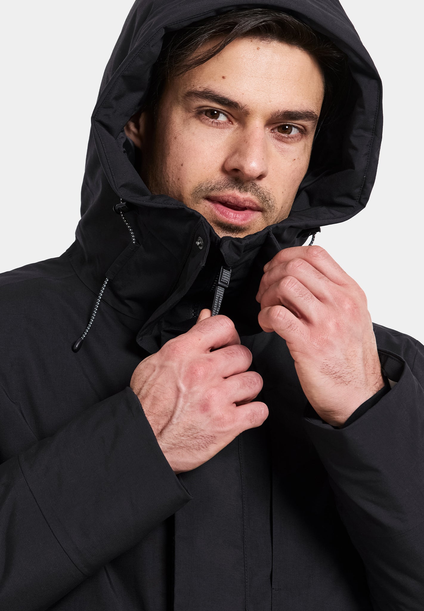 DIDRIKSONS - Akilles USX Parka 2 - Black - BACKYARD