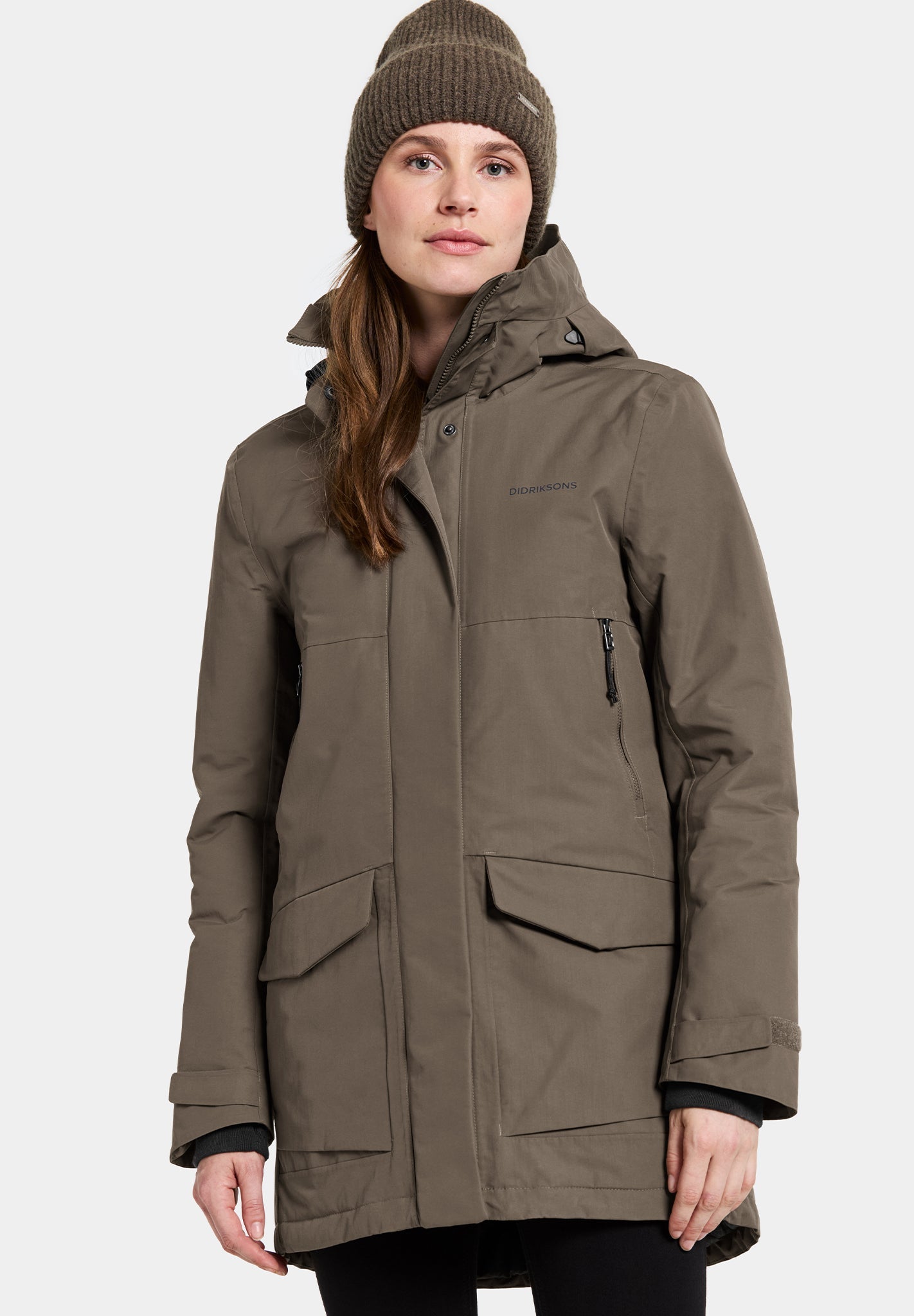 DIDRIKSONS - Frida Women's Parka 7 - Mocha Brown - BACKYARD