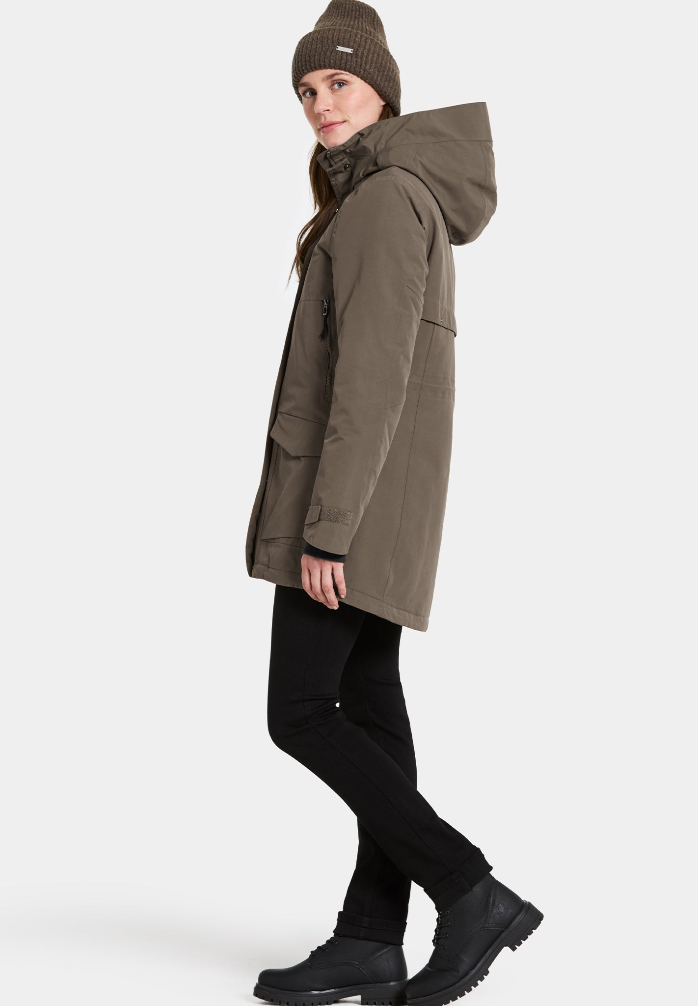 DIDRIKSONS - Frida Women's Parka 7 - Mocha Brown - BACKYARD