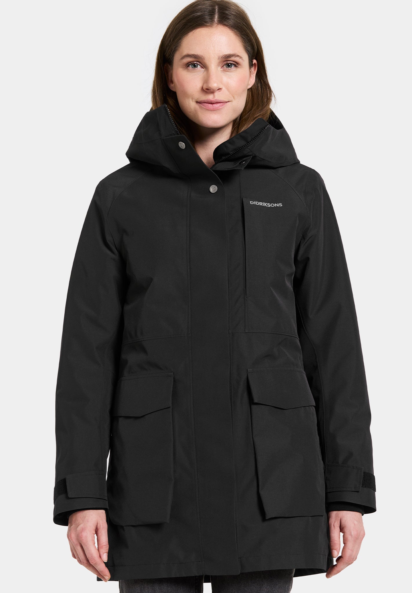 Black Didrikson Parka Schwarz Didriksons Harriet Women's Parka