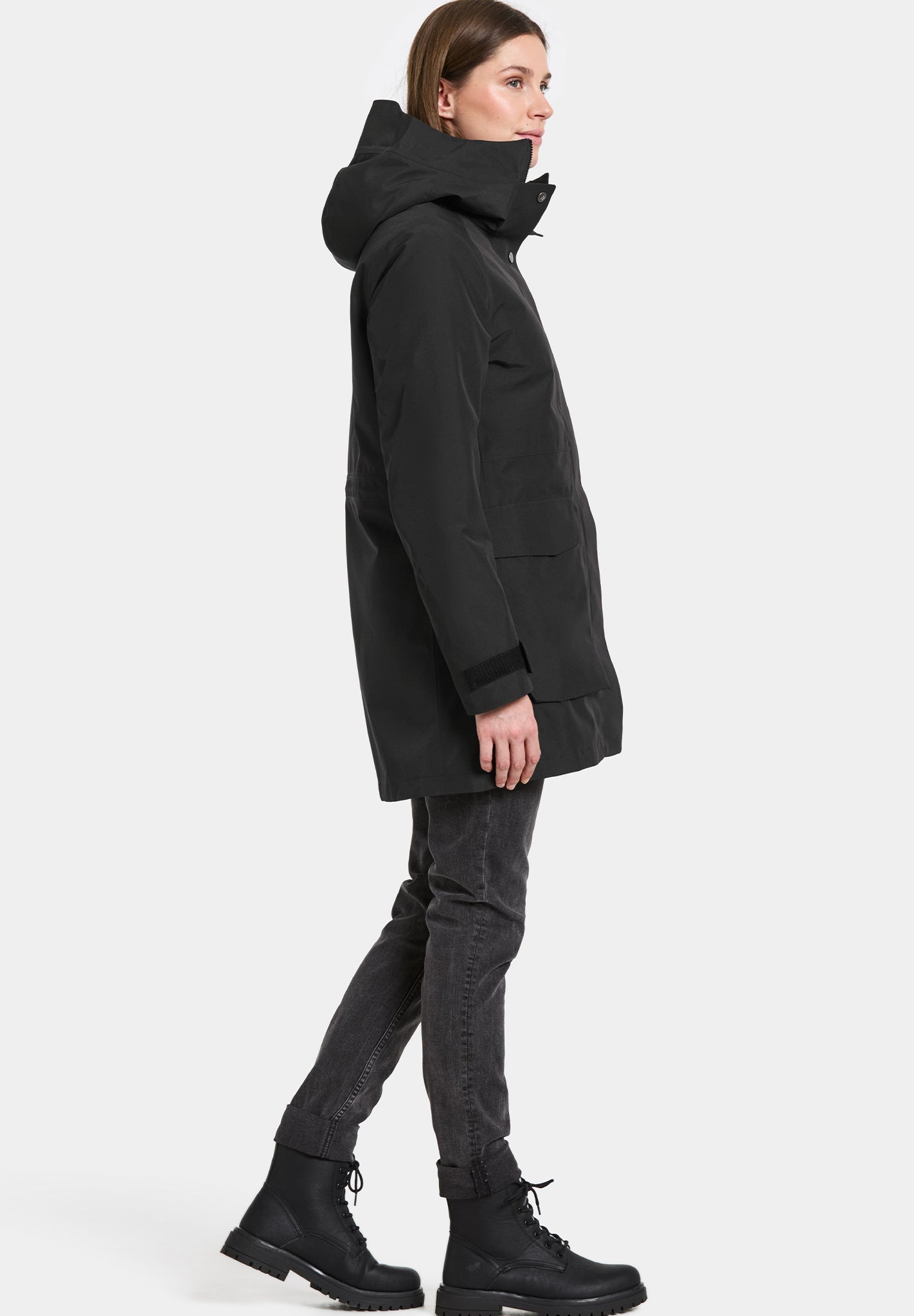 DIDRIKSONS - Harriet Women's Parka - Black - BACKYARD