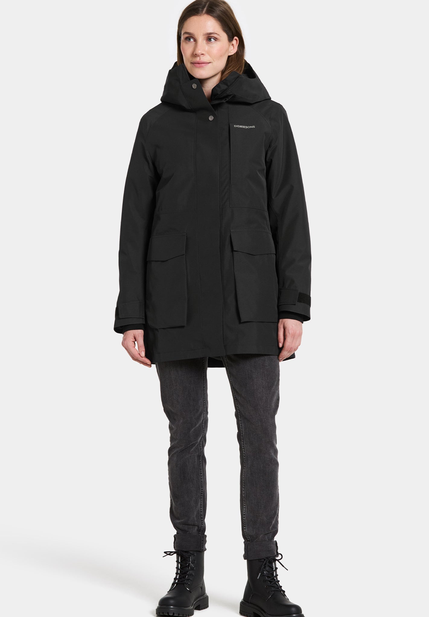 DIDRIKSONS - Harriet Women's Parka - Black - BACKYARD