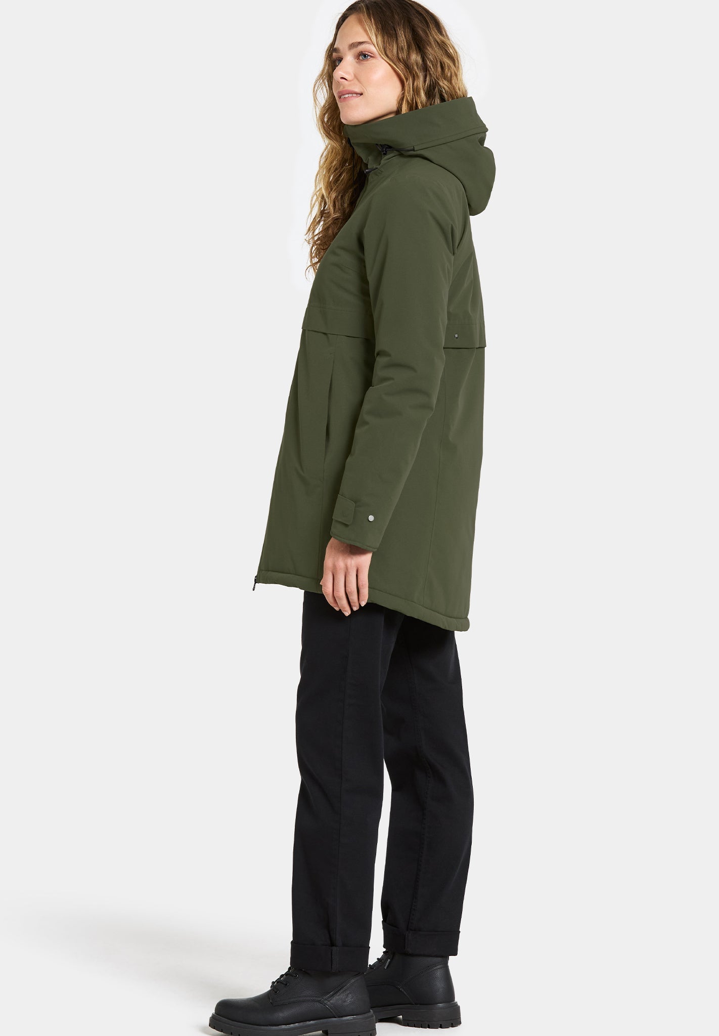 DIDRIKSONS - Helle Women’s Parka 6 - Deep Green - BACKYARD