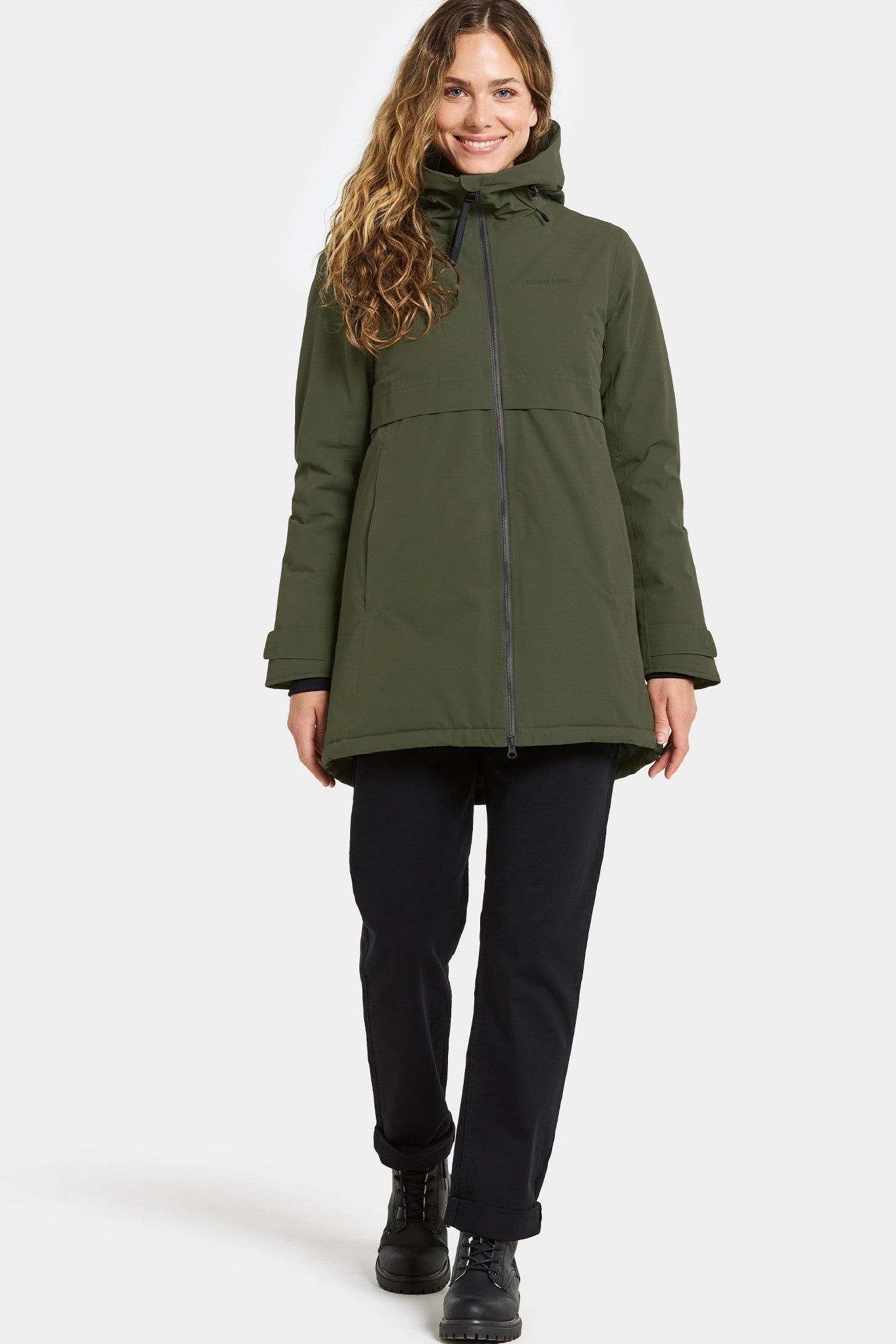 DIDRIKSONS - Helle Women’s Parka 6 - Deep Green - BACKYARD