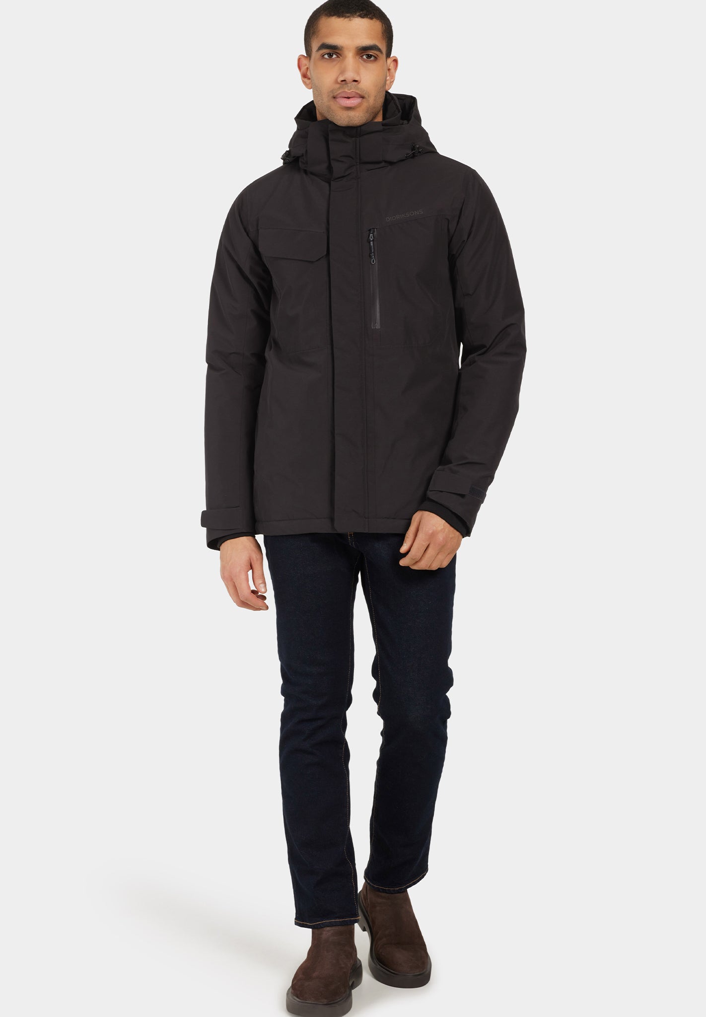 DIDRIKSONS - Stefan USX Jacket - Black - BACKYARD