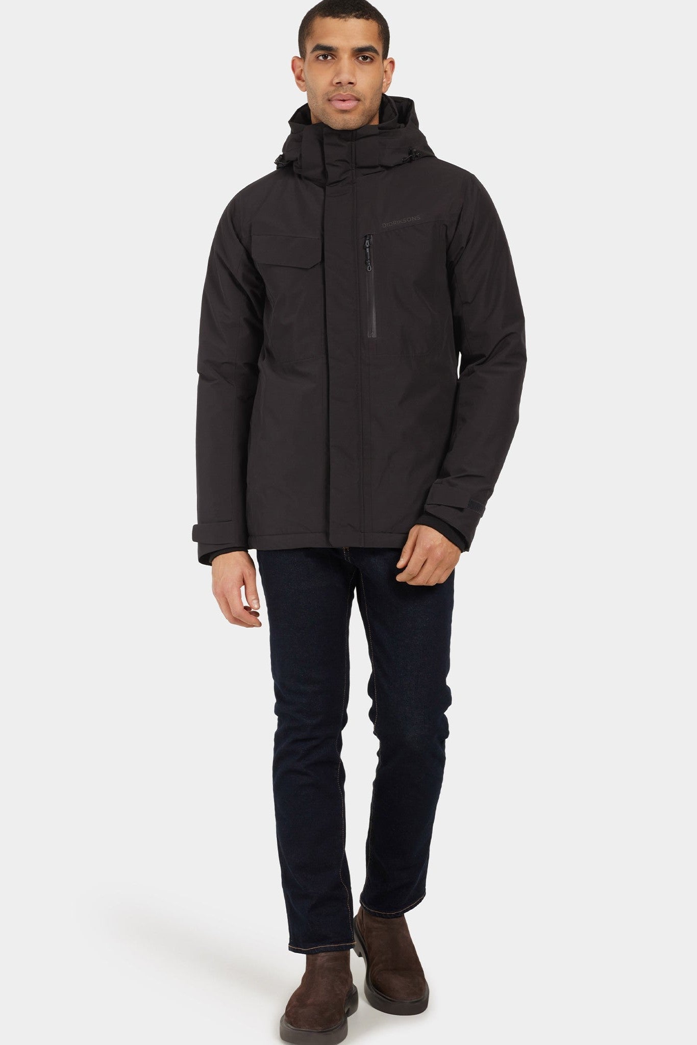 DIDRIKSONS - Stefan USX Jacket - Black - BACKYARD